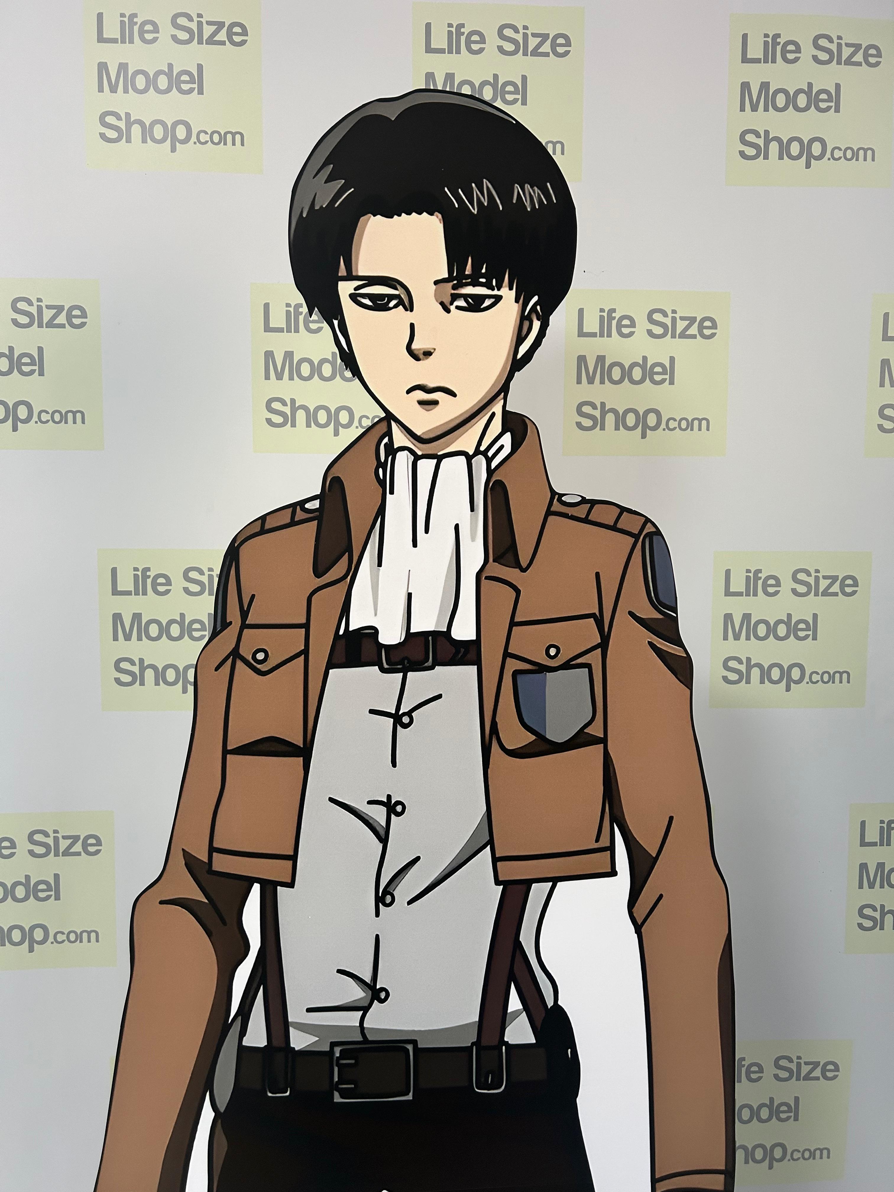 نموذج مجسم لشخصية ليفي أكرمان مقطوع من البلاستيك بحجمه الطبيعي