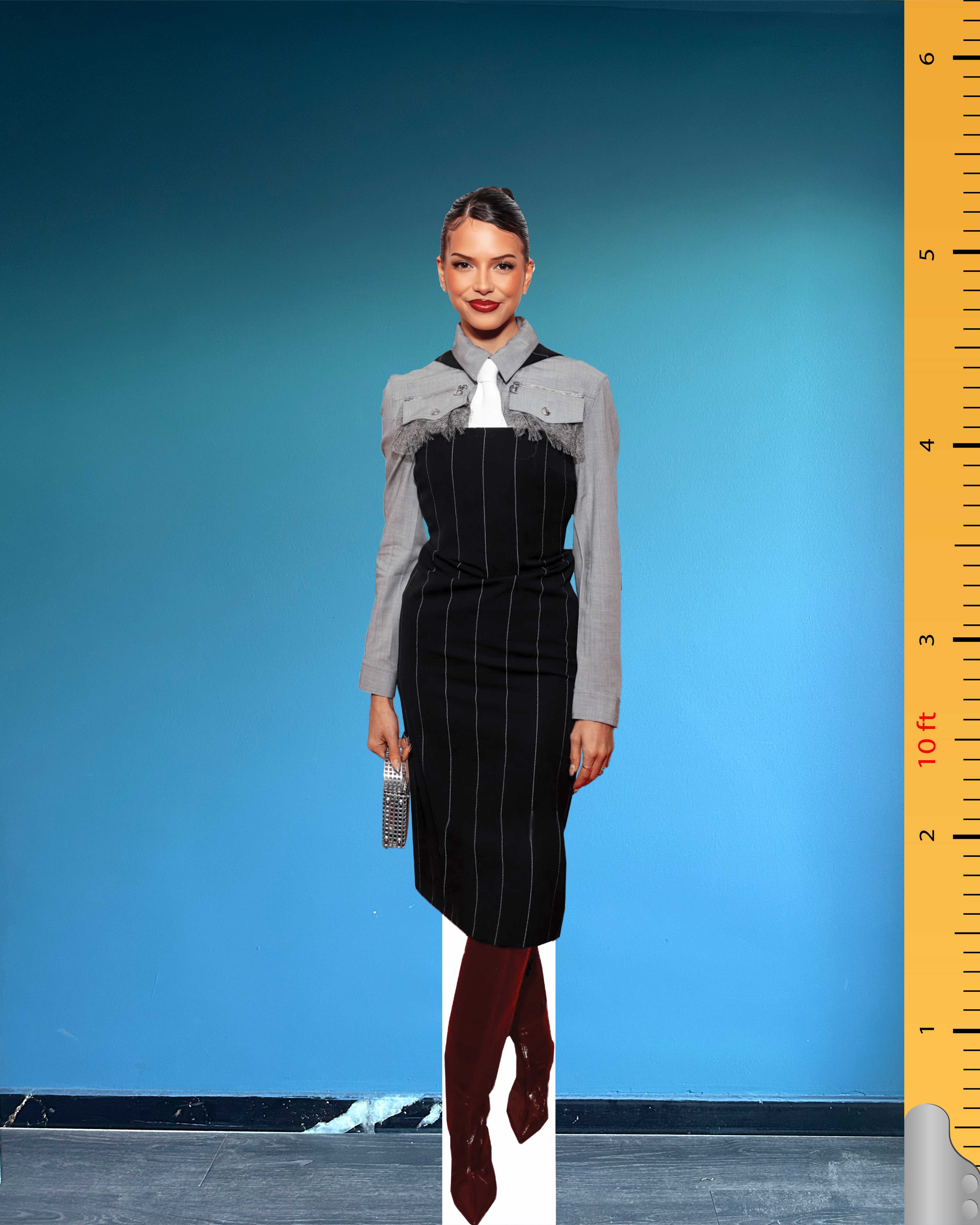 Nina Chuba Life Size Cardboard Cutout Model Plastic Standee Celebrity Cutouts Nina Katrin Kaiser