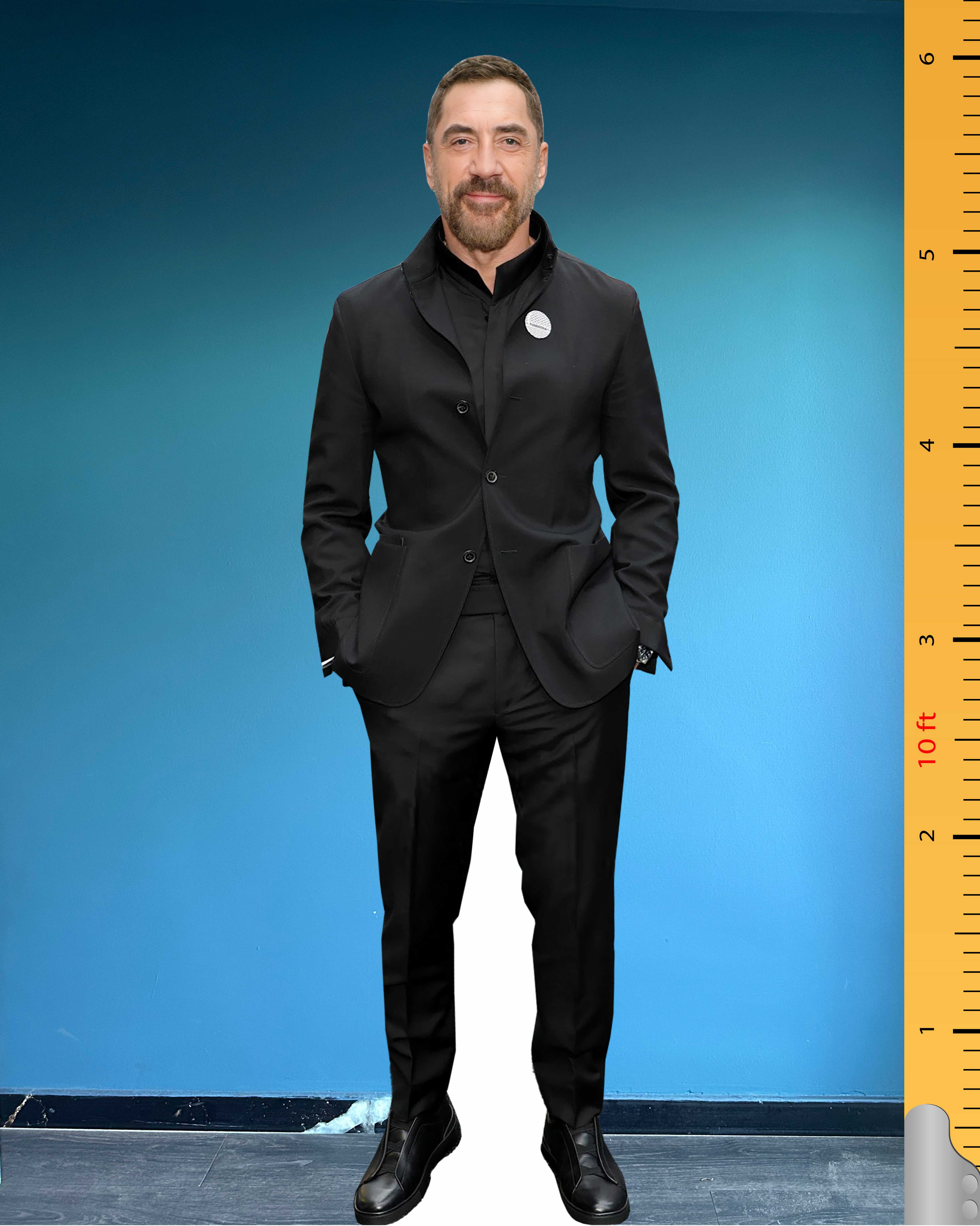 🎬 Javier Bardem Life Size Cardboard Cutout Model Standee – Iconic Celebrity Standee for Events & Displays