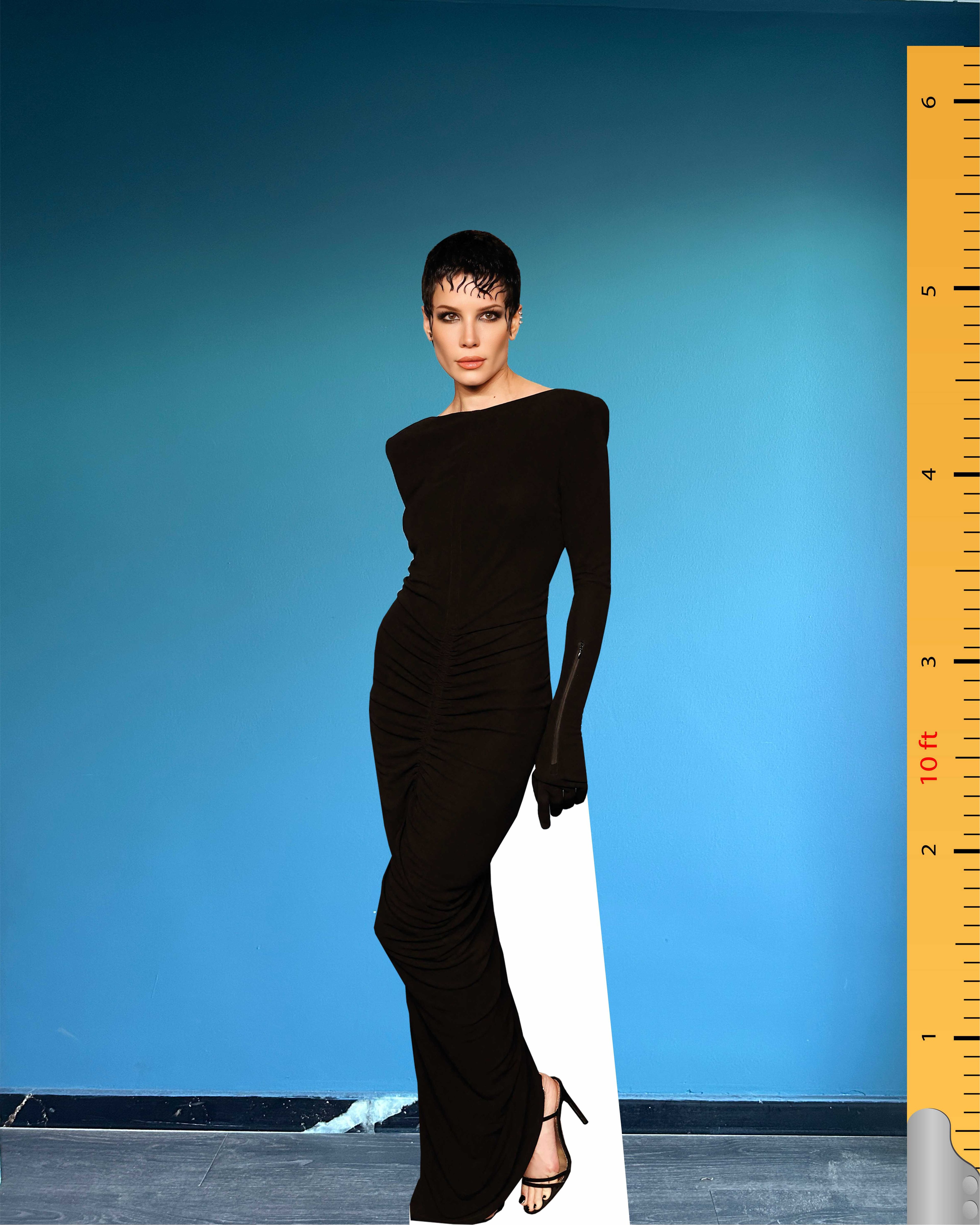 Halsey Cardboard Cutout Model Ashley Nicolette Frangipane Life Size Plastic Standee Model 