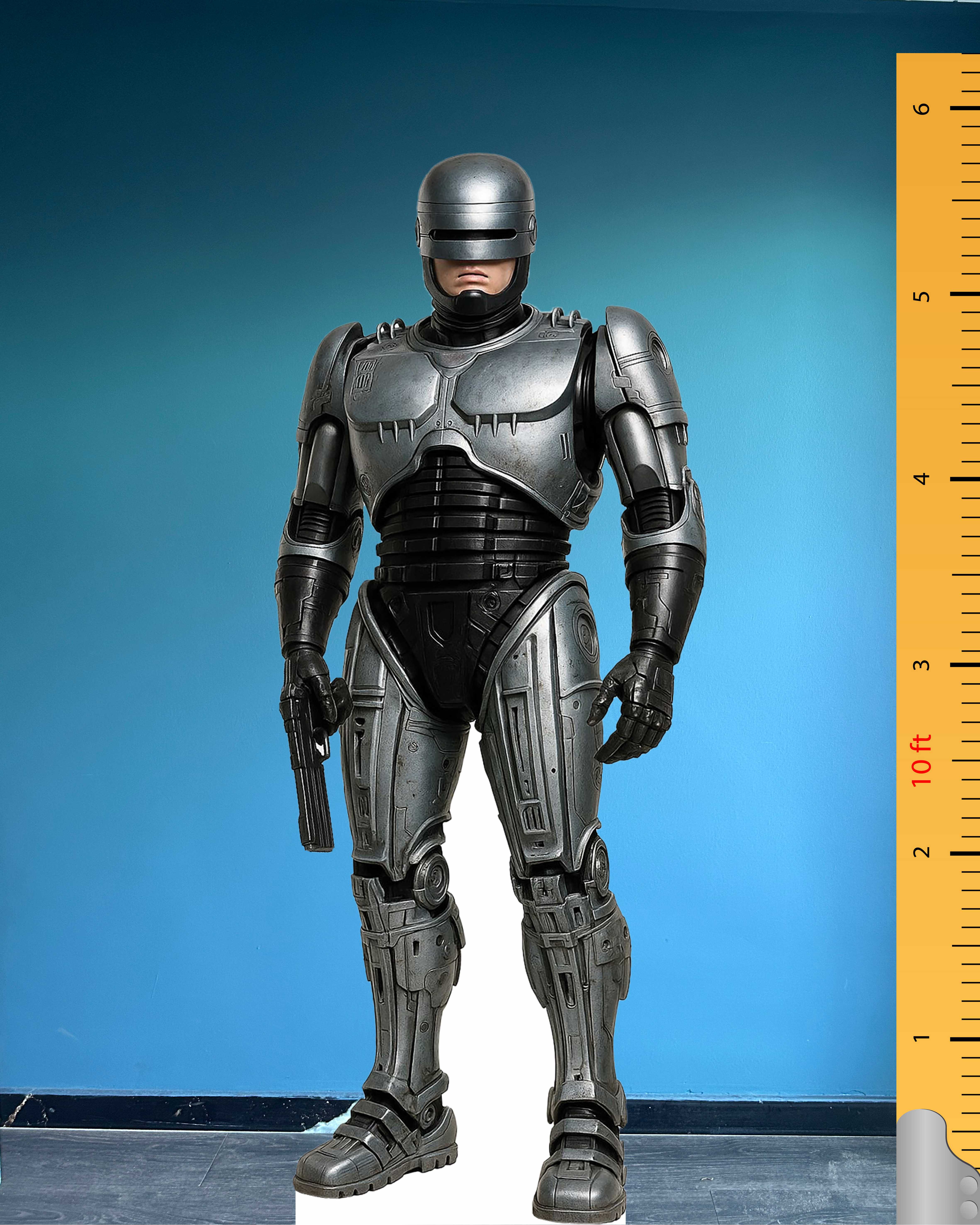 🛡️ RoboCop Life-Size Cardboard Cutout – Cyborg Justice Icon Standee