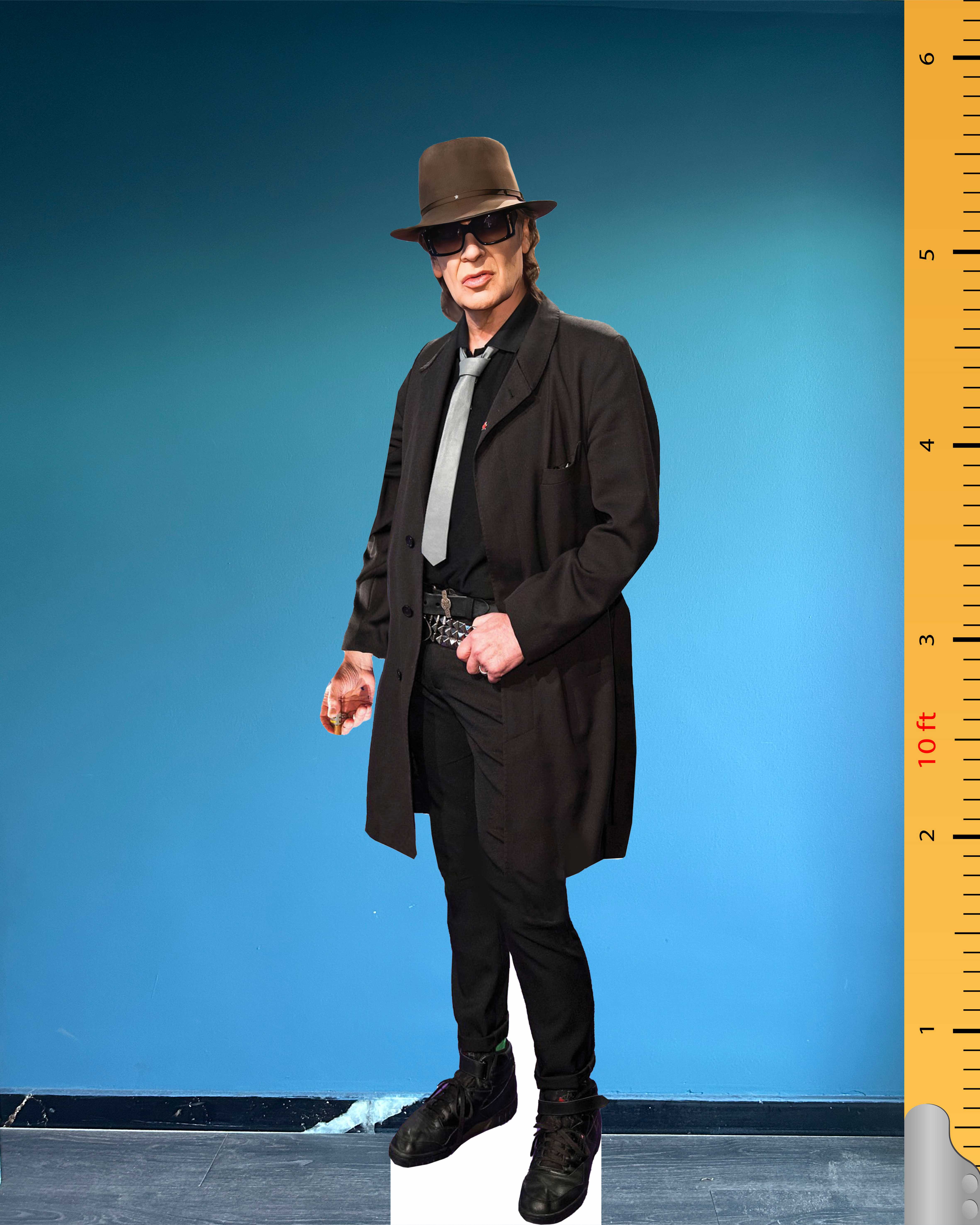 Udo Lindenberg Life Size Cardboard Cutout Model Plastic Standee Celebrity Cutouts