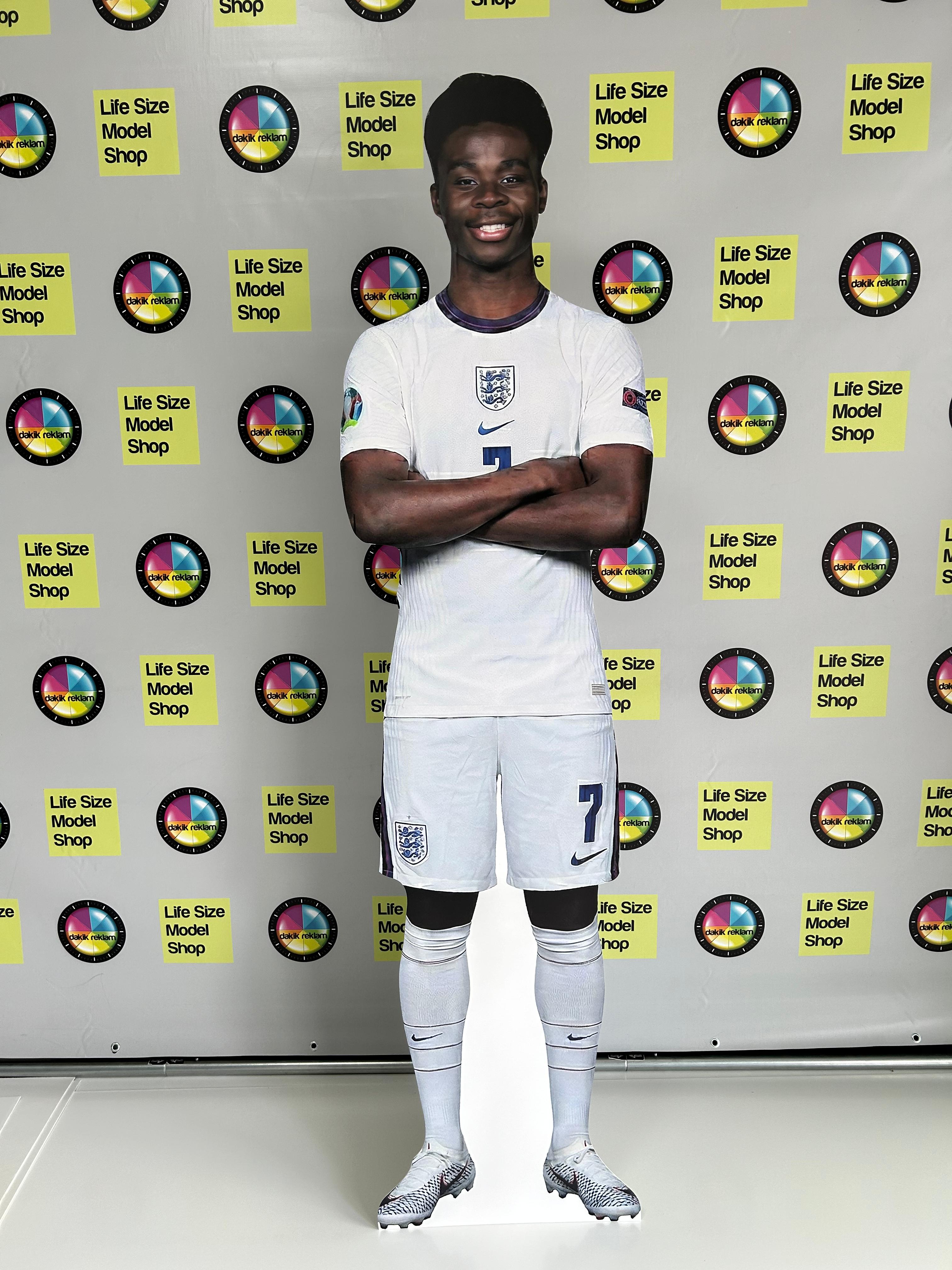Team Number 7 Bukayo Saka Life Size Cardboard Cutout | England’s