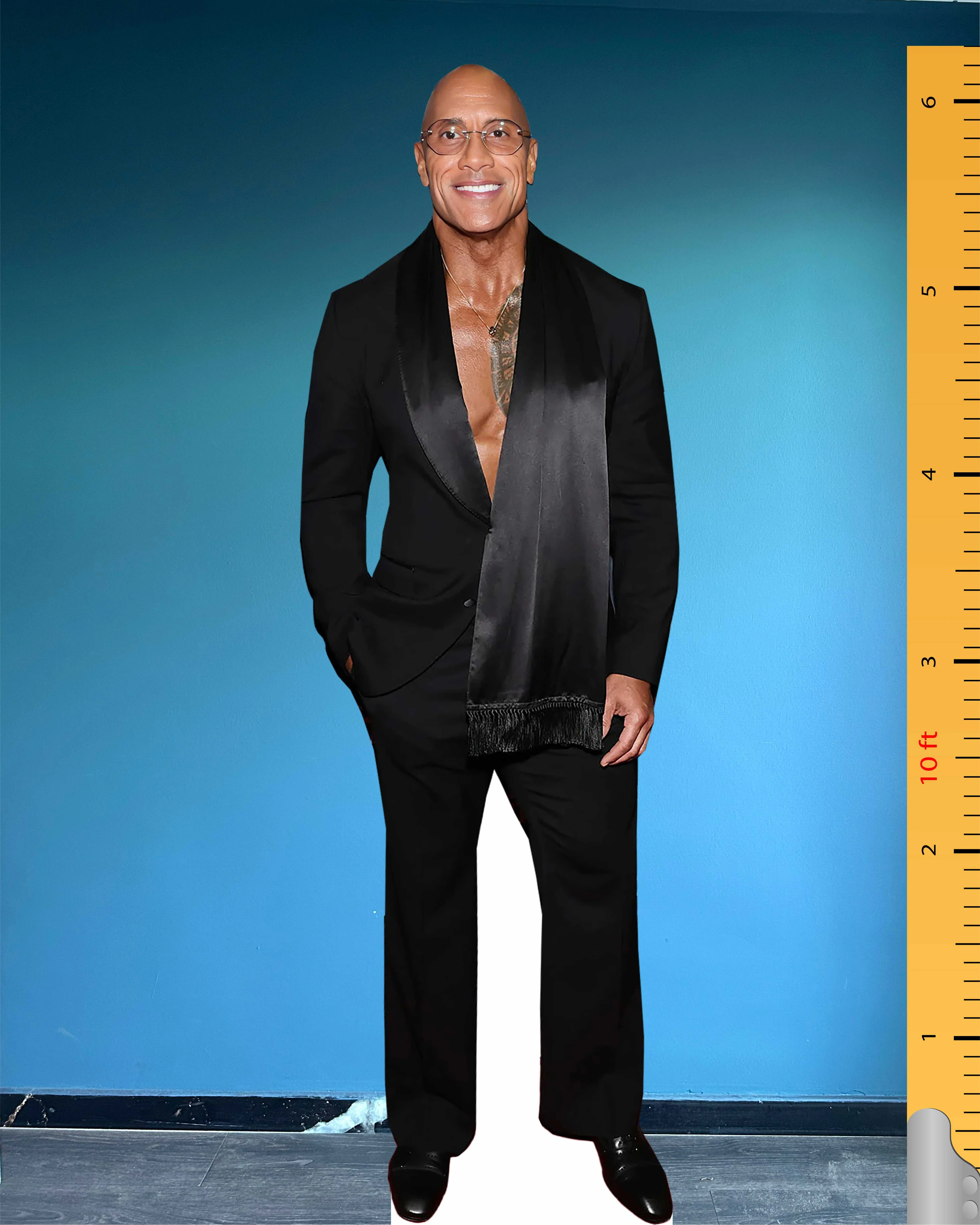 Dwayne Johnson Cardboard Cutout Model Plastic Standee Figure The Rock