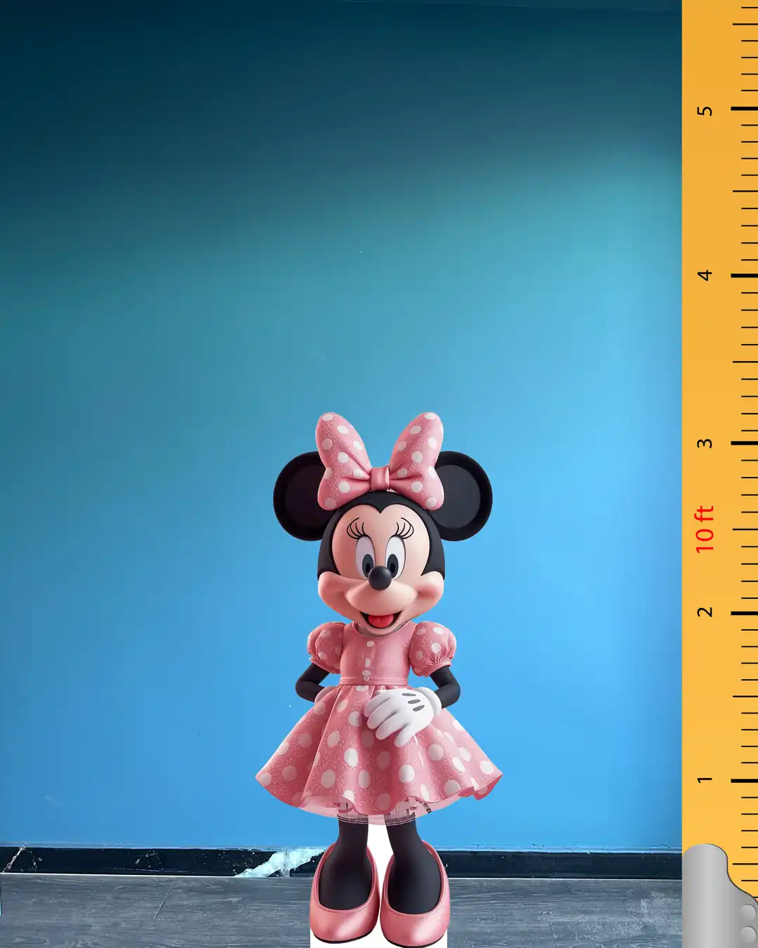Minnie Mouse Maketi Gerçek Boy Figür – Minerva Mouse Çizgi Roman