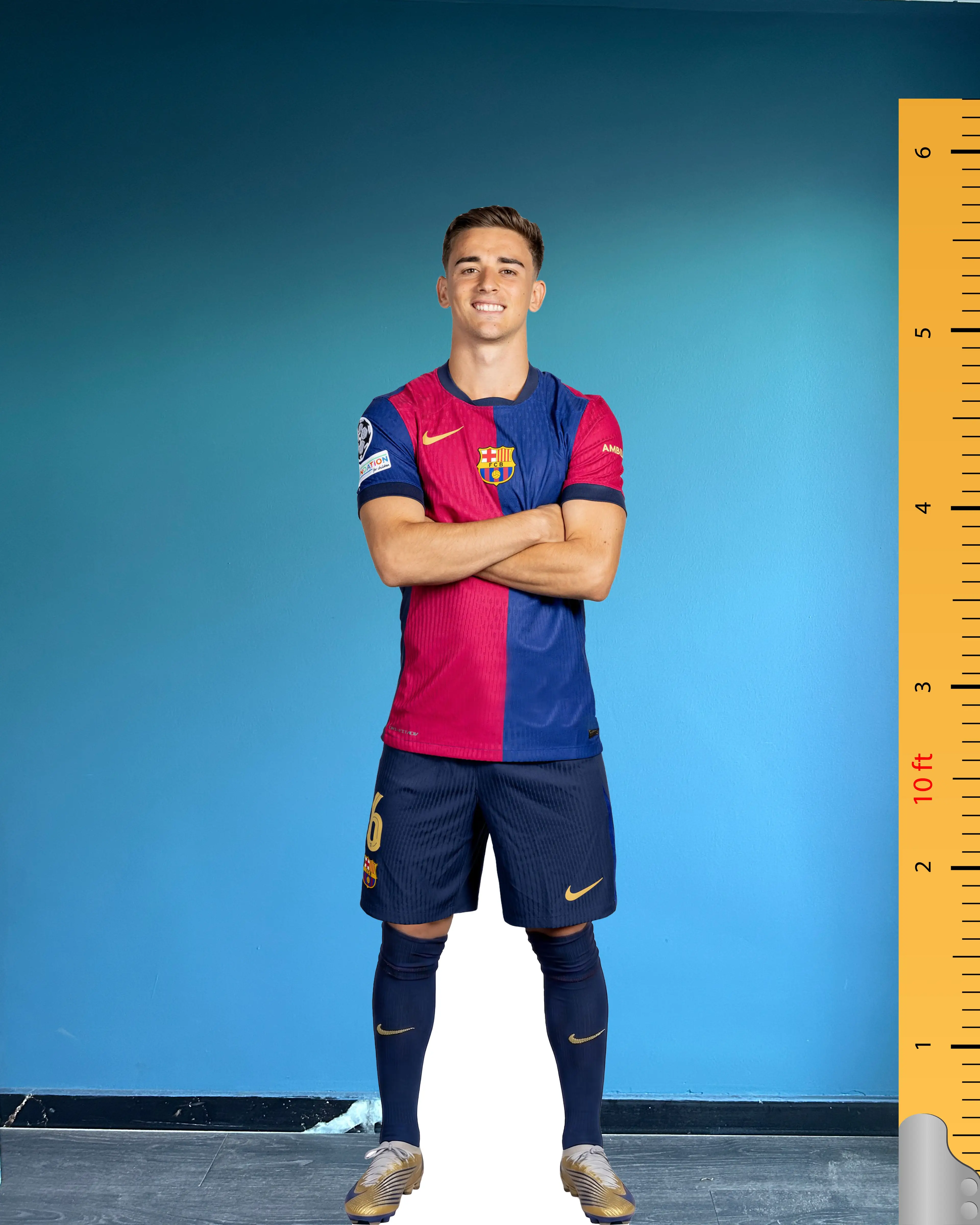 Gavi Life Size Cardboard Cutout Model | FC Barcelona Football Team