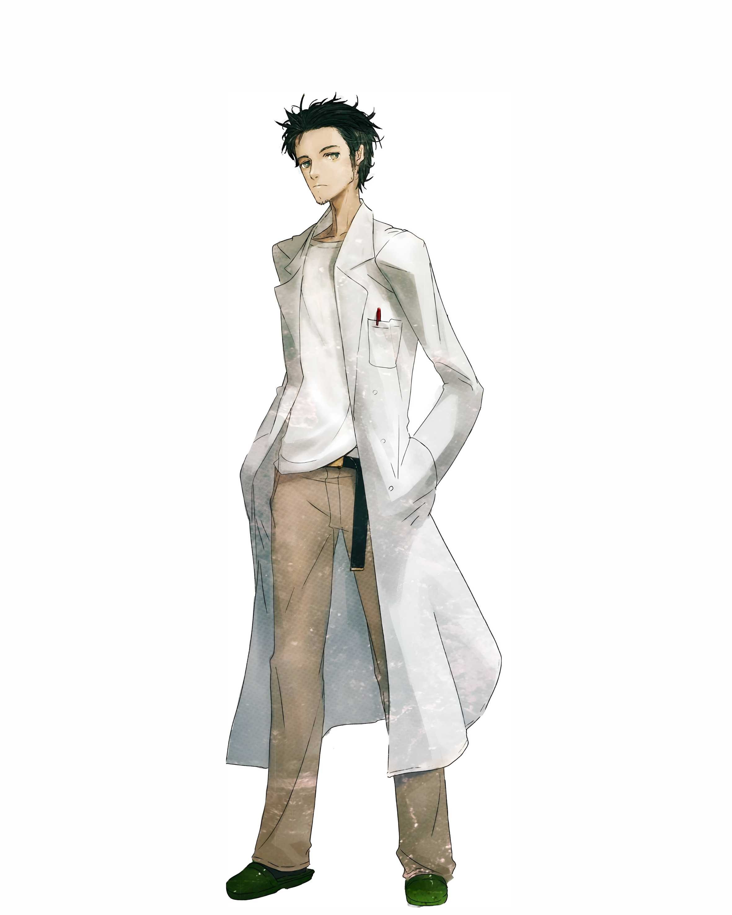 Figura de anime de cartón recortable de Okabe Rintarou