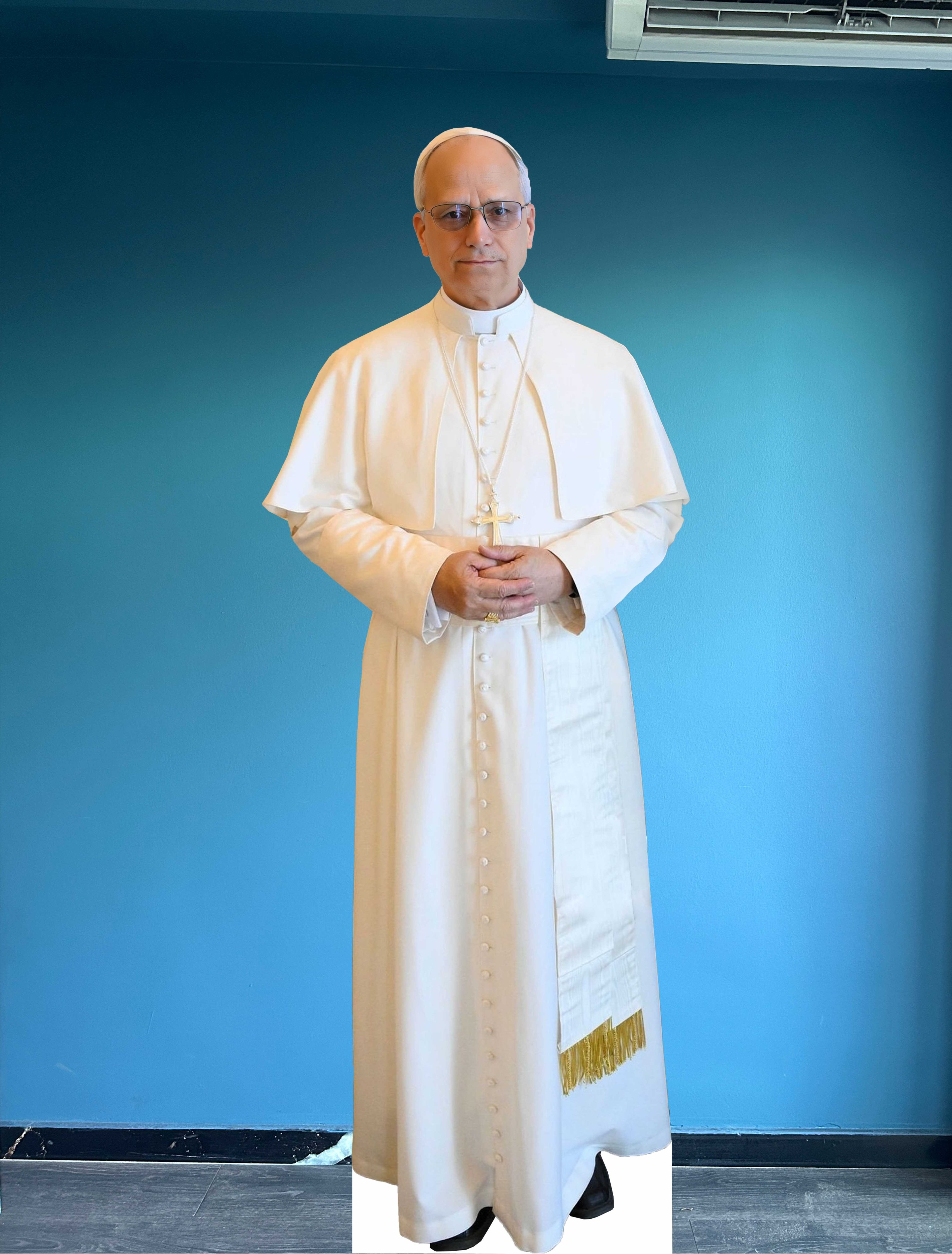 Papa XIV. Leo Cardboard Cutout Model Life Size Plastic Standee Model