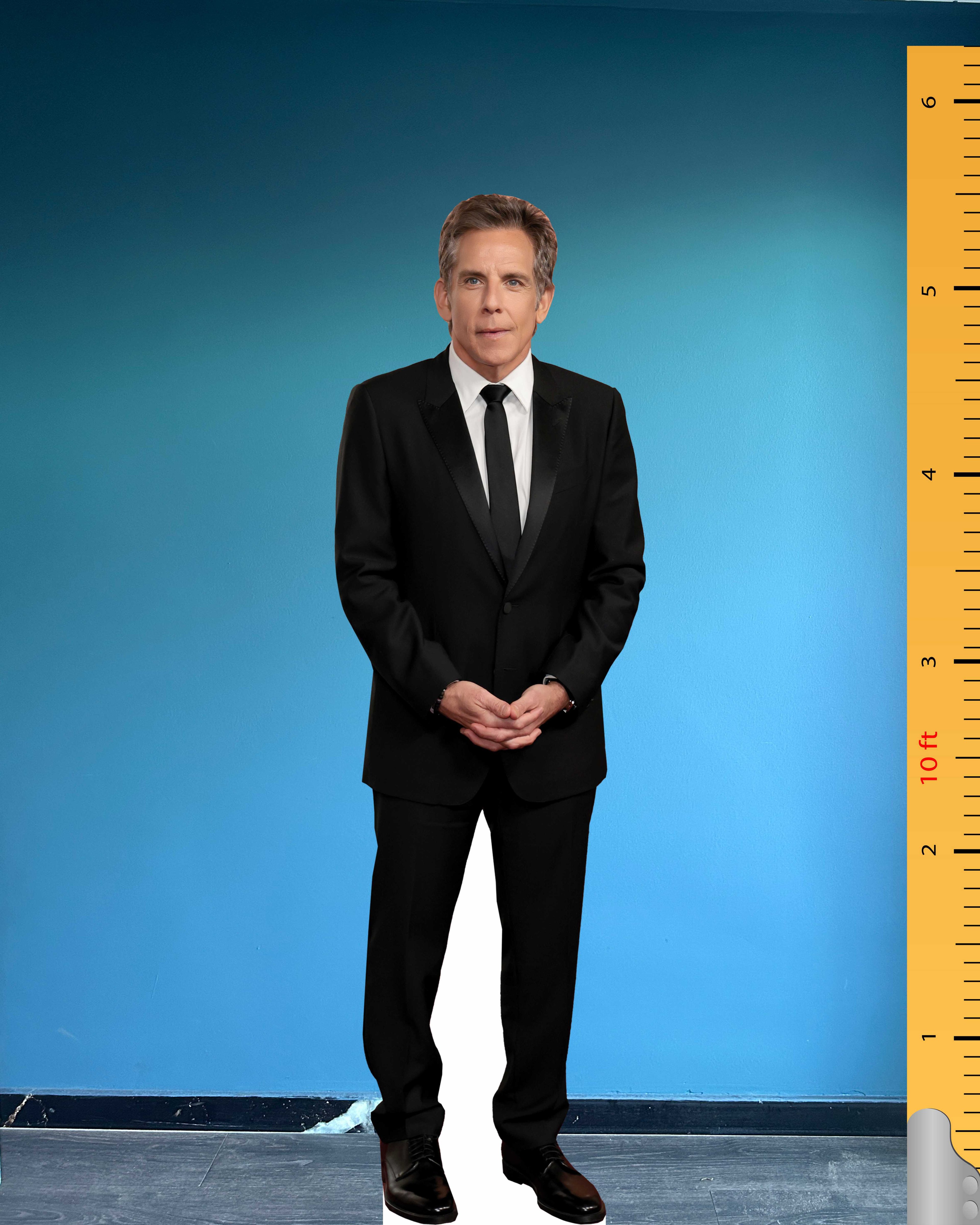 Ben Stiller Cardboard Cutout Model Life Size Plastic Standee Model Benjamin Edward Stiller