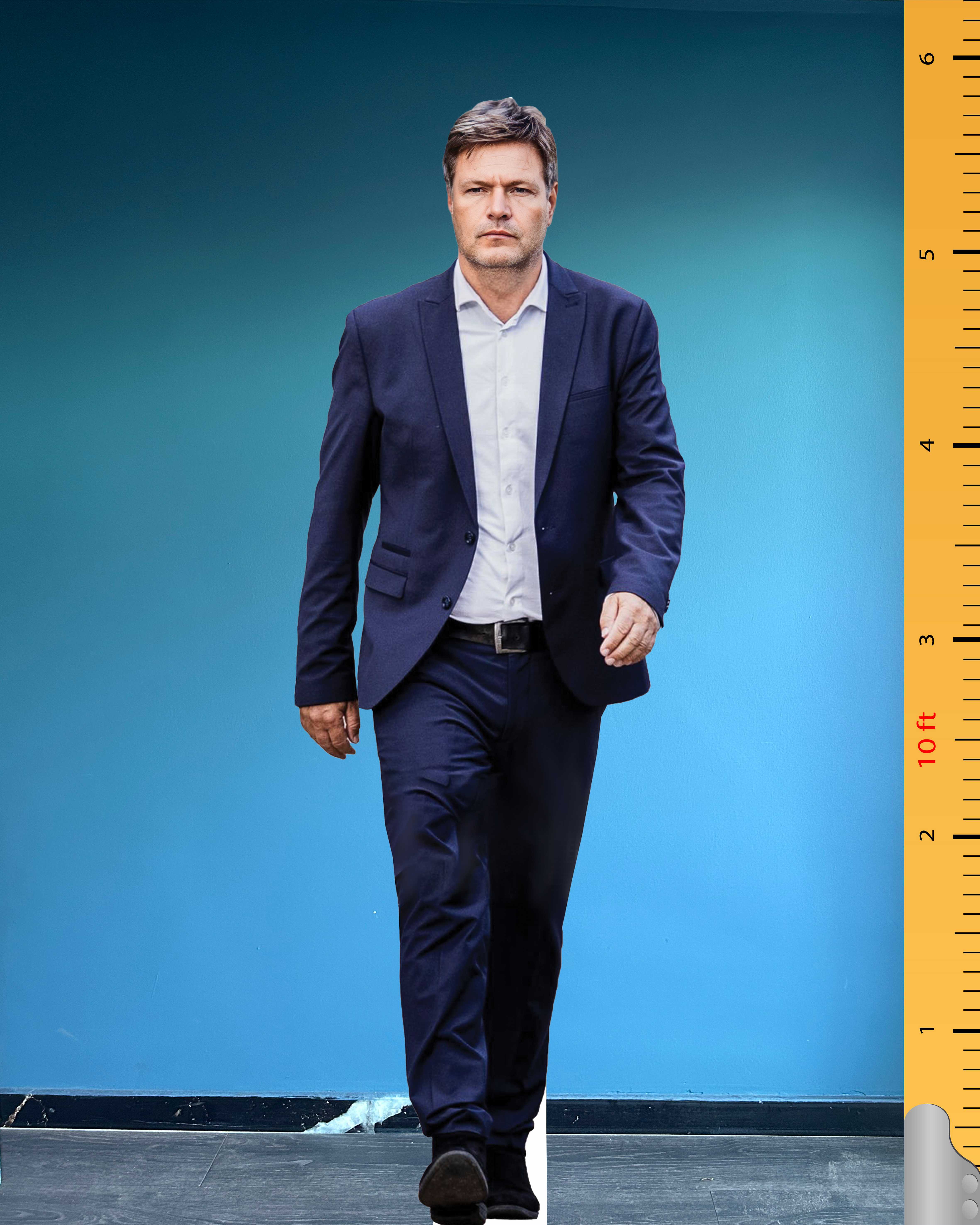 Robert Habeck Life Size Cardboard Cutout Model Plastic Standee Celebrity Cutouts Former Vice Chancellor of Germany
