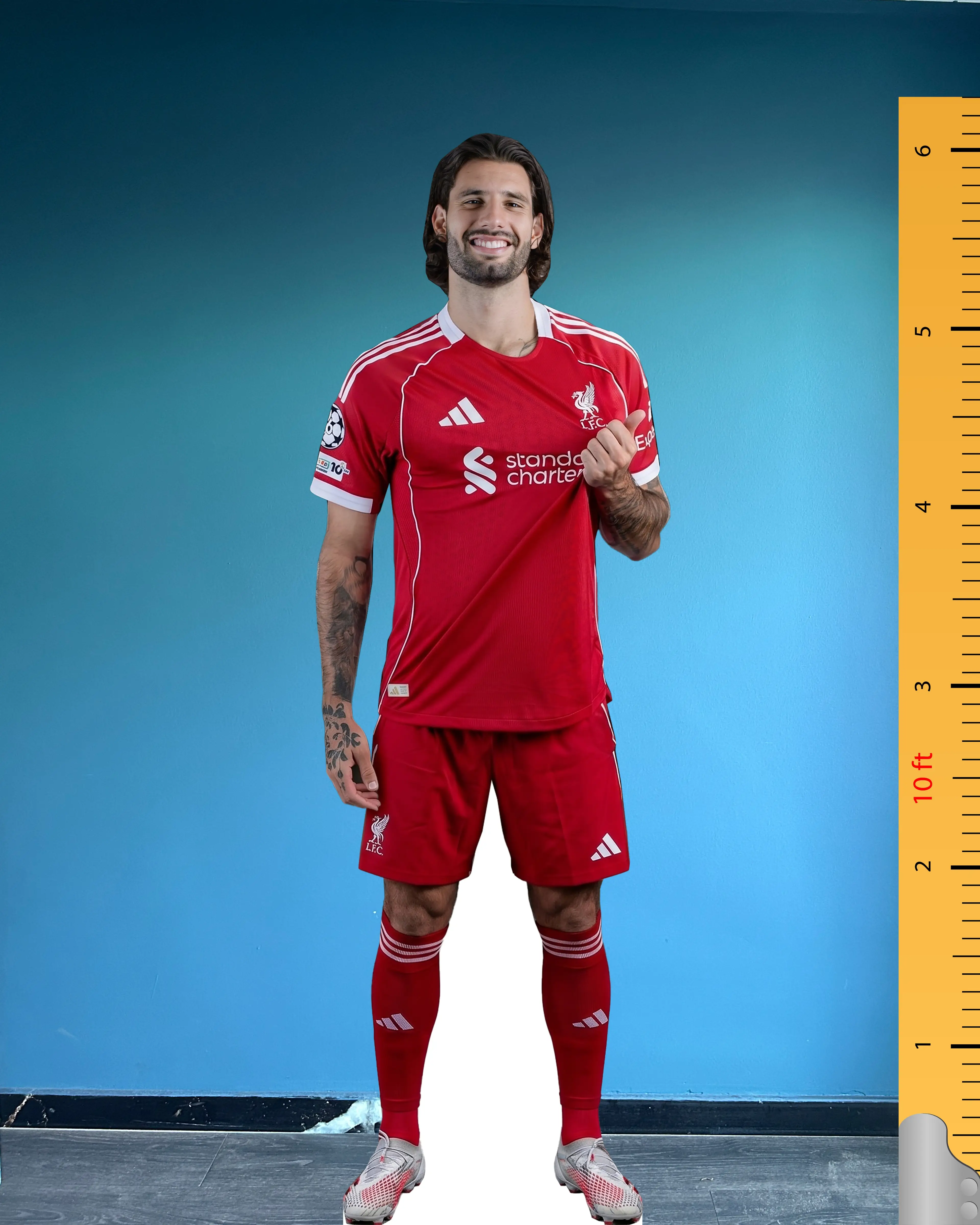 Figura de Cartón de Dominik Szoboszlai – ⚽ Estrella del Liverpool