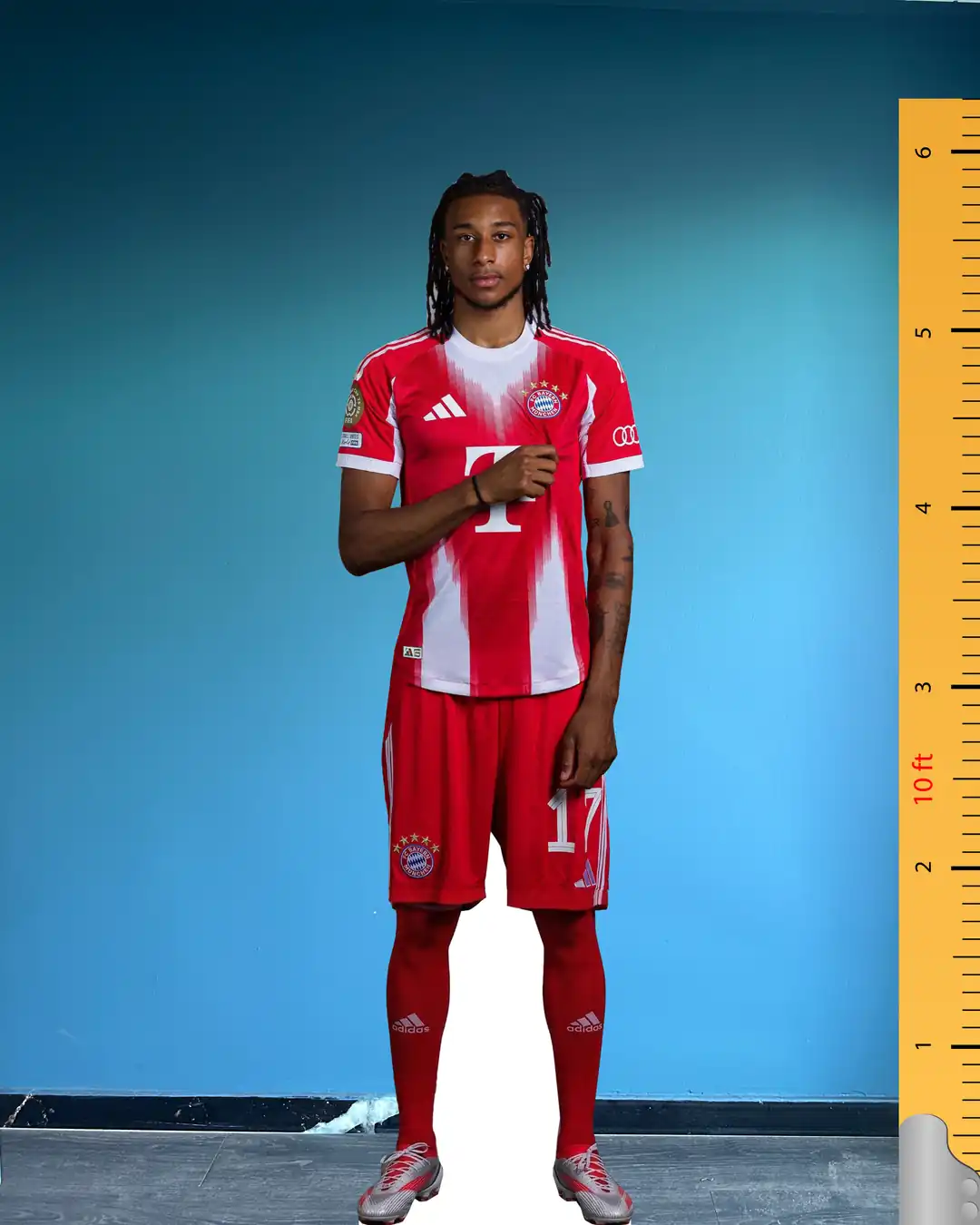 Michael Olise Life Size Cardboard Cutout Model | FC Bayern Munich