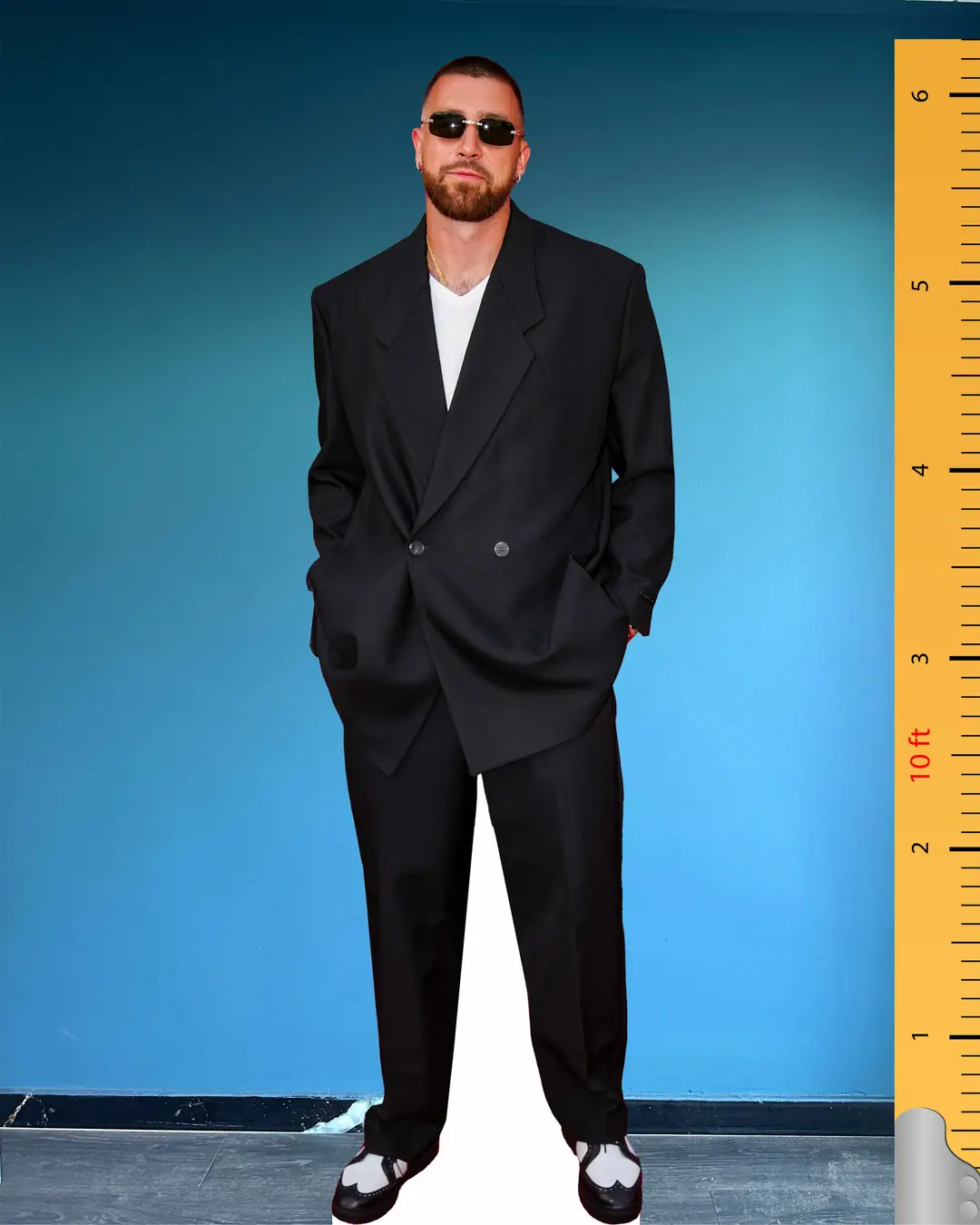 Kalcy TRAVIS KELCE – „Wirtuozerska Edycja Elite” Postać z kartonu (Global ...