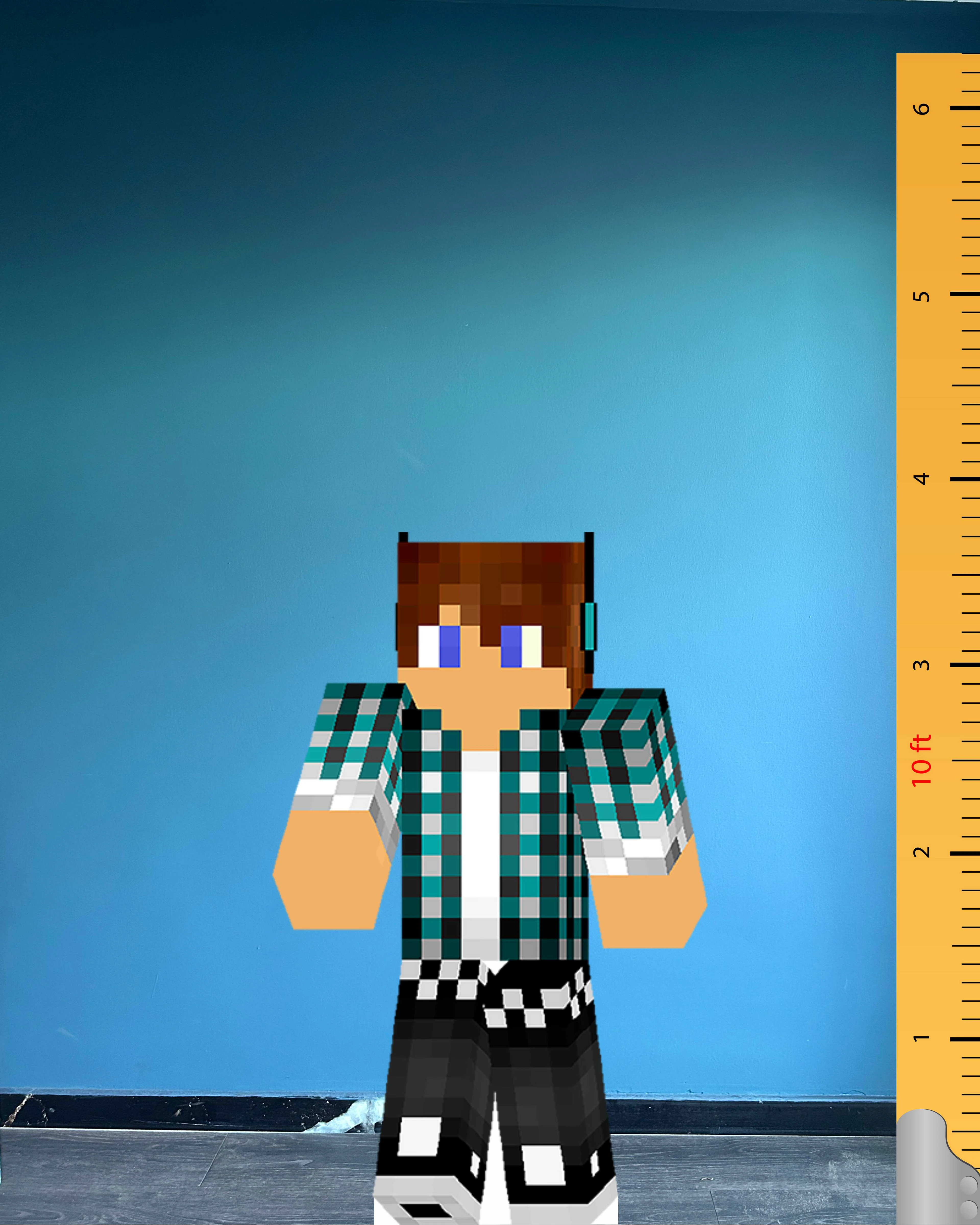 🎮 Minecraft Belanda Life Size Cardboard Cutout – Fictional Character Edition