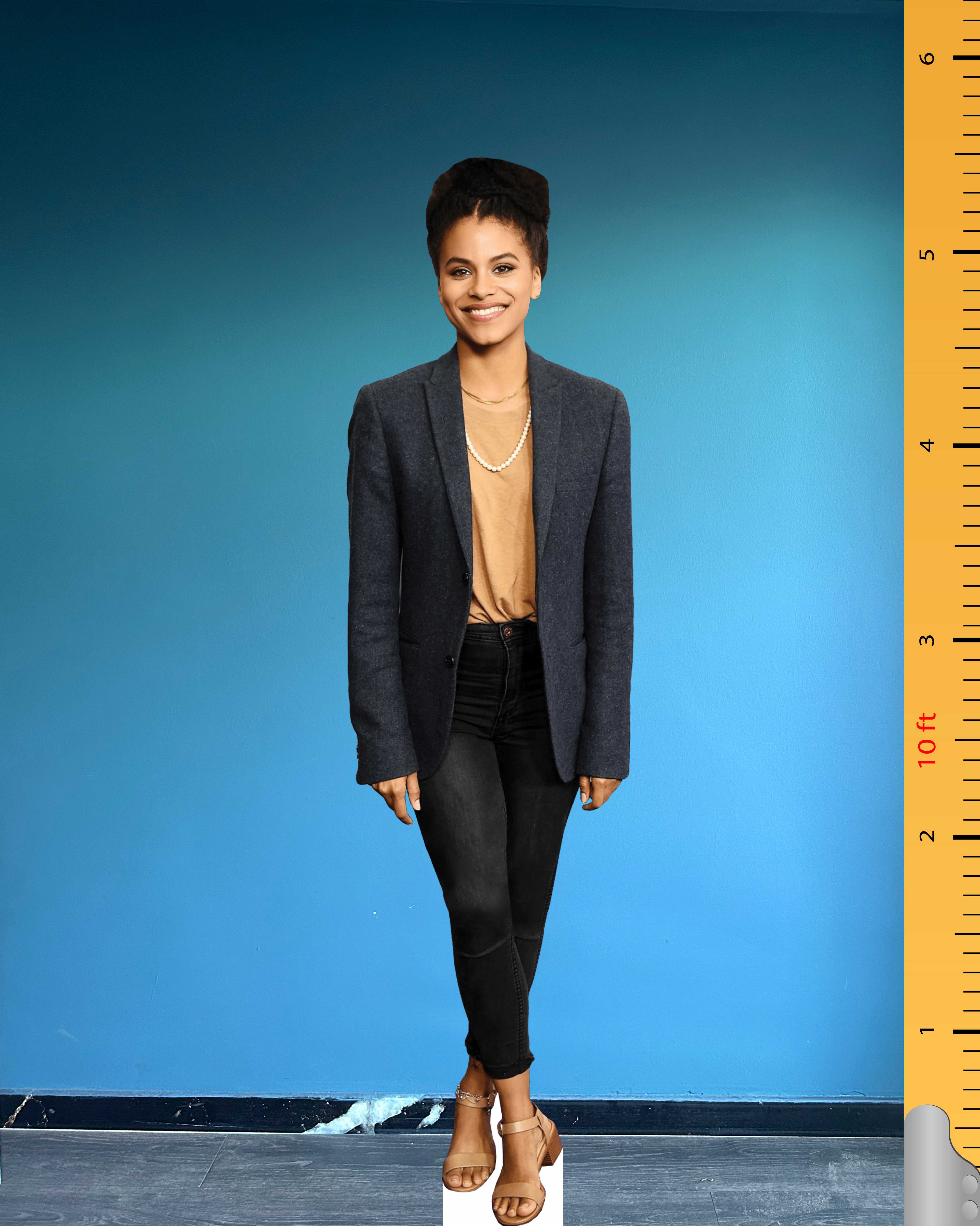 🎬 Zazie Beetz Life-Size Cardboard Cutout – German-American Actor Standee for Film Events & Pop Culture Displays