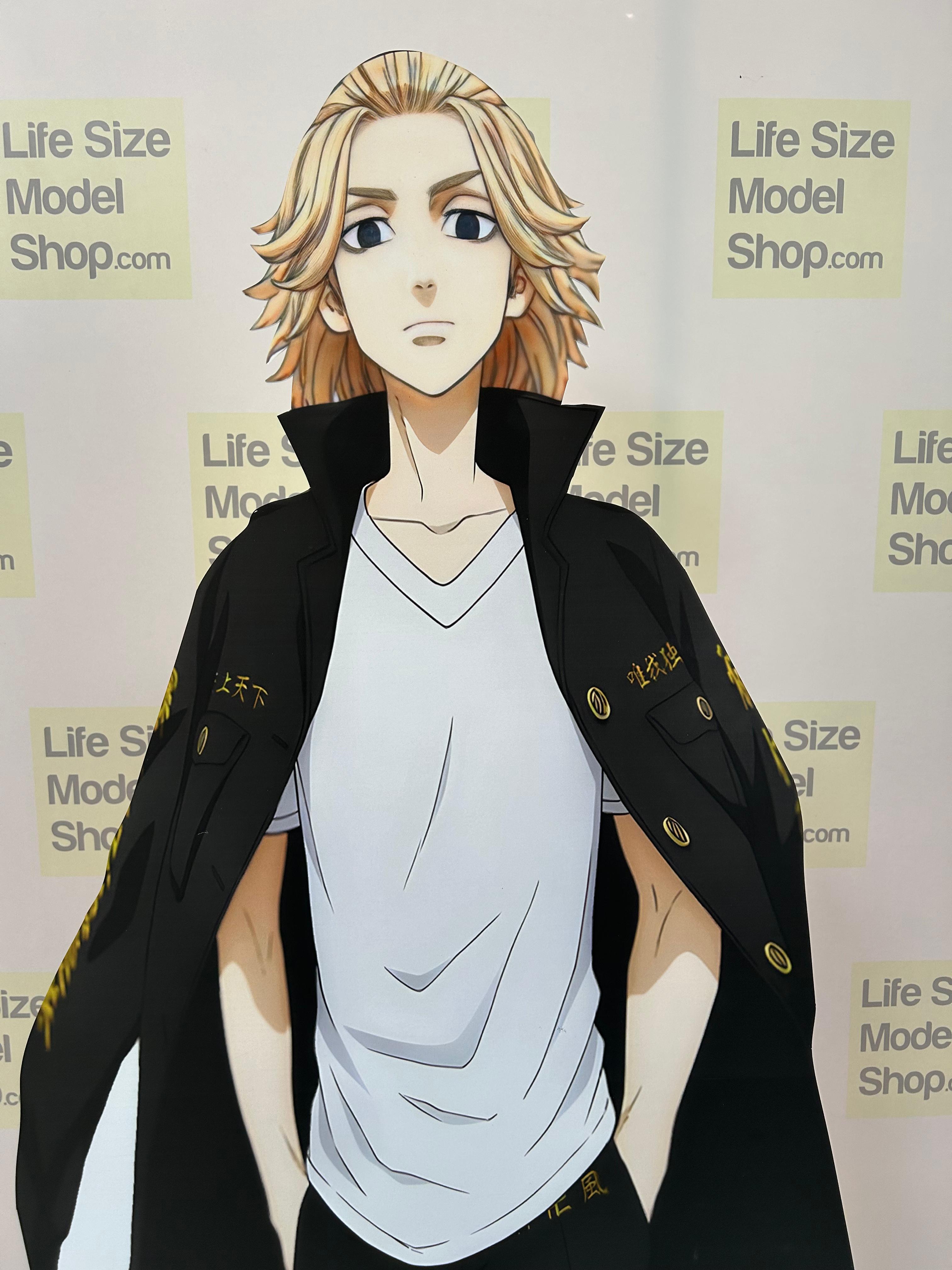 Manjiro Sano Modèle découpé en carton Tokio Manji Personnage Figurine debout en plastique