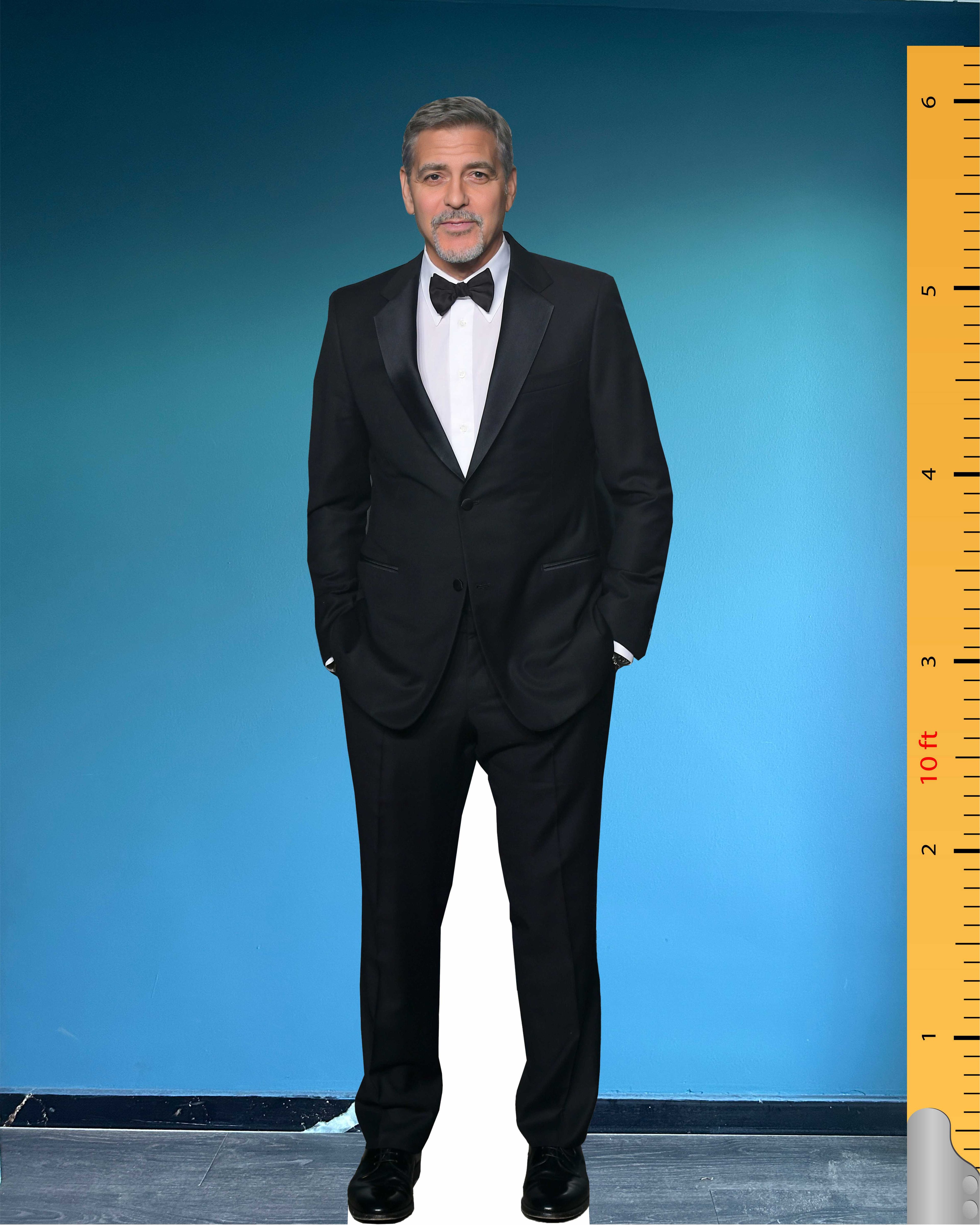 George Clooney Cardboard Cutout Model Life Size Plastic Standee Model Timothy Clooney