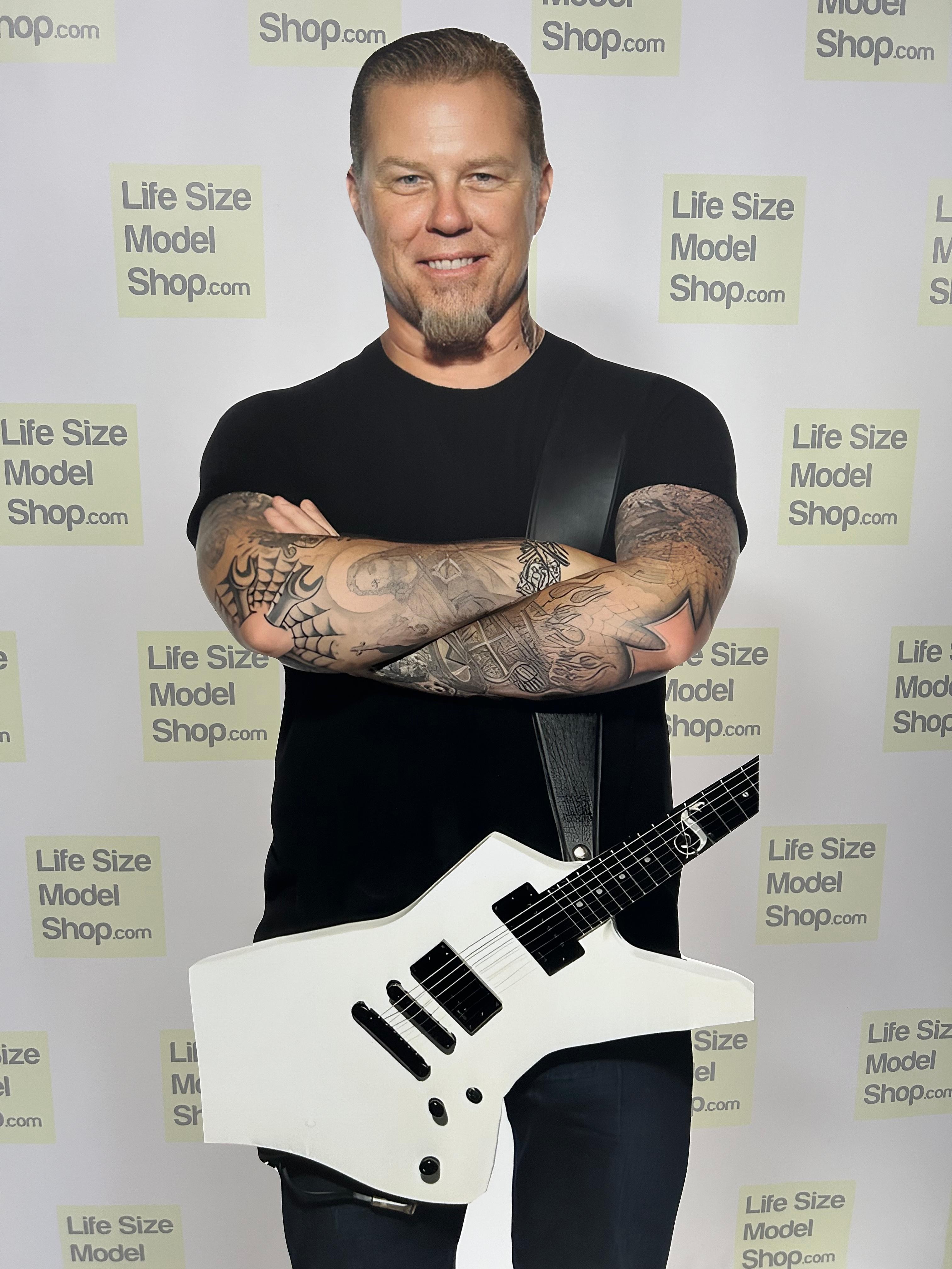 James Hetfield Cardboard Cutout Model Metallica Rock Stars Cardboard Cutout Model Standee