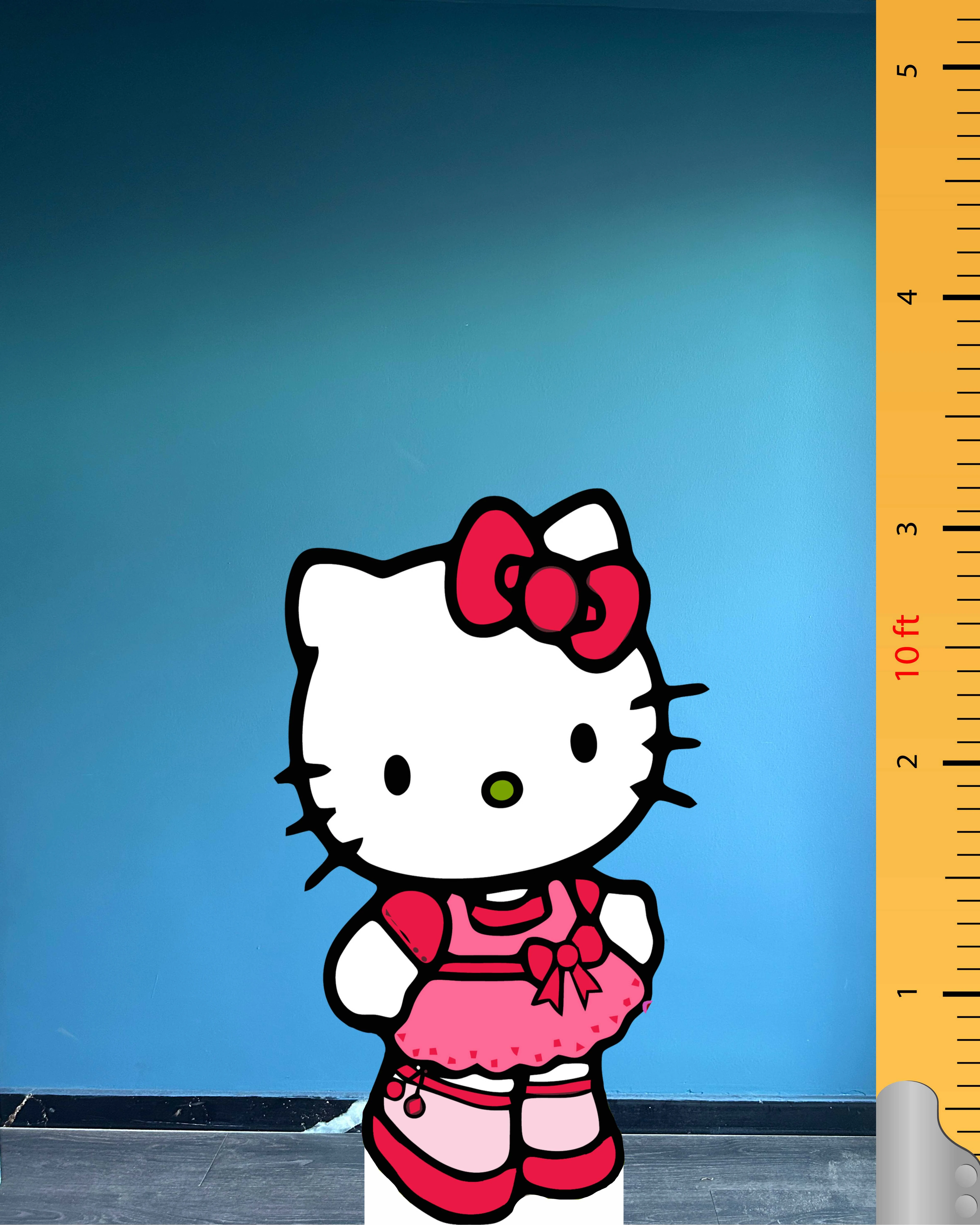 🎀 Kartonowa figura w naturalnej wielkości Hello Kitty – Japońska fikcyjna postać Standee