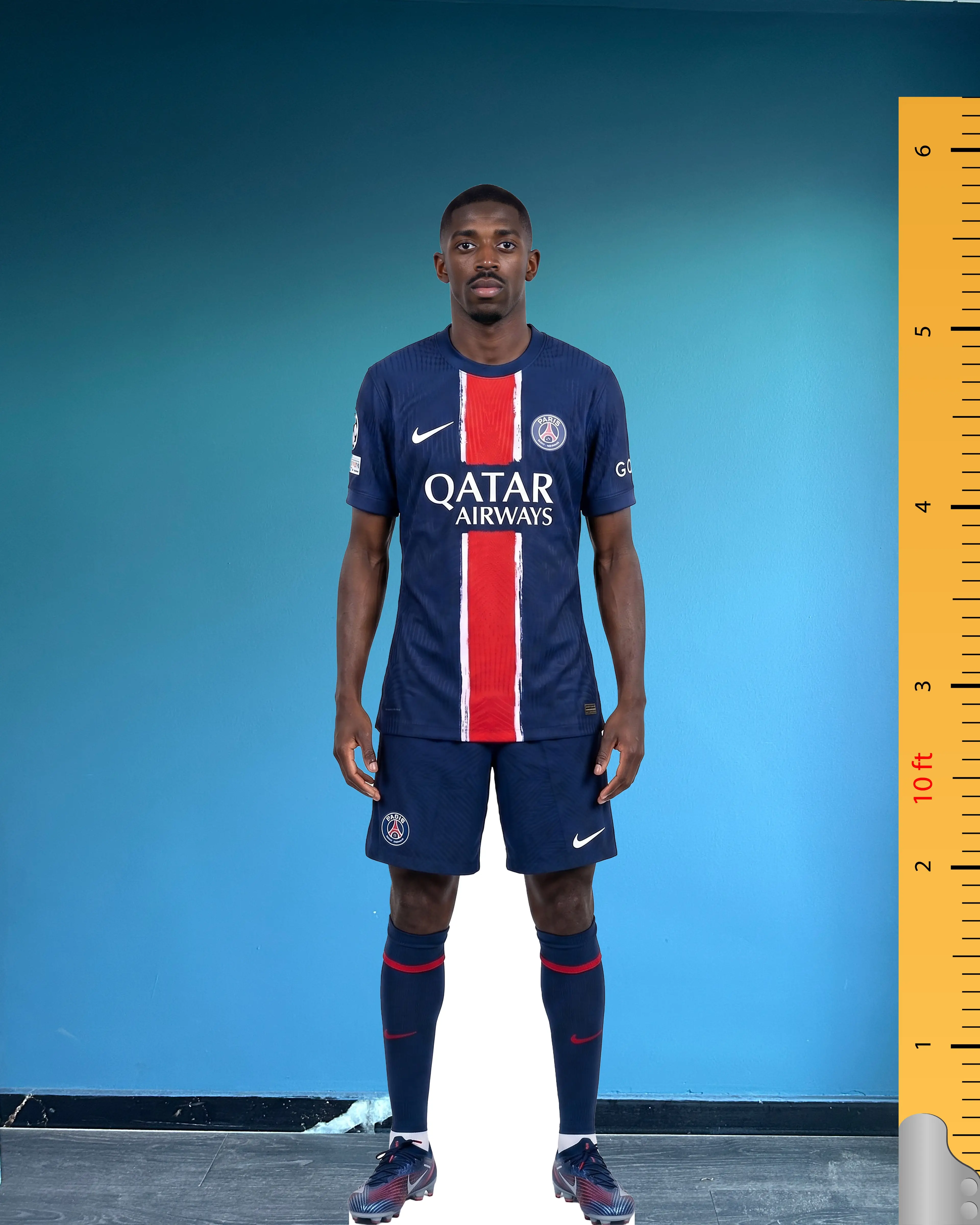 Ousmane Dembélé Paris Saint-Germain Gerçek Boy Maket – #10 Numara