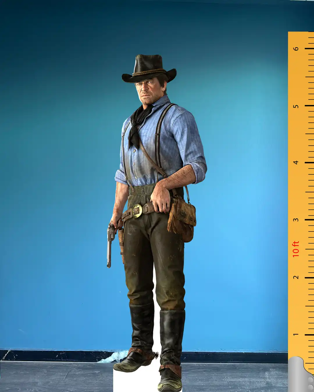Arthur Morgan Life Size Cardboard Cutout Model - Outlaw Legend & Red ...