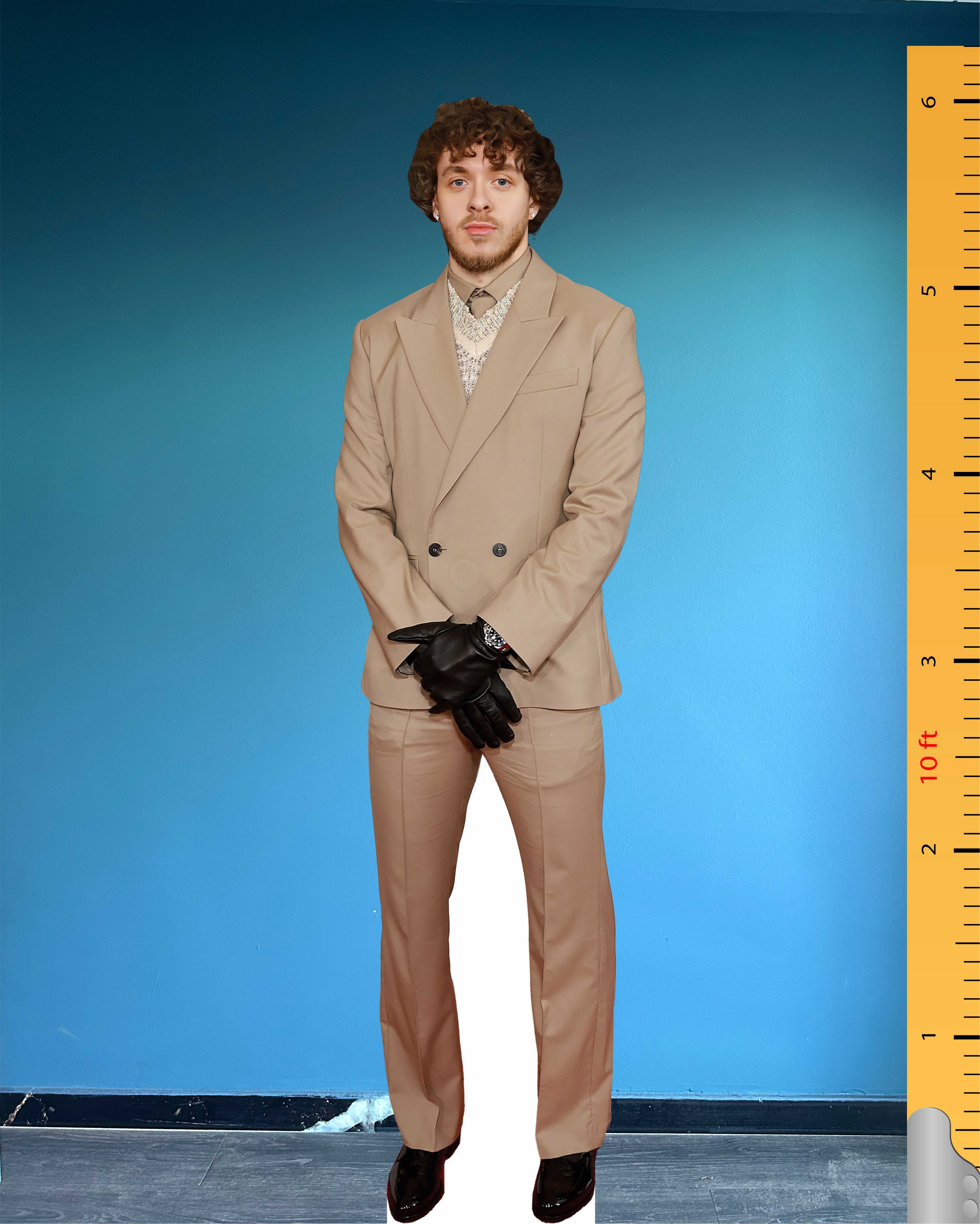 Jack Harlow Cardboard Cutout Model Thomas Harlow Rapper Life Size Plastic Standee Model 