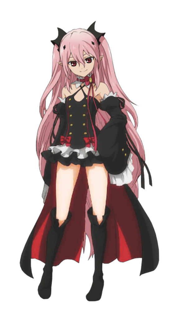 Krul Tepes Cardboard Cutout Model Standee Anime Plastic Figure Anime Fictional Character