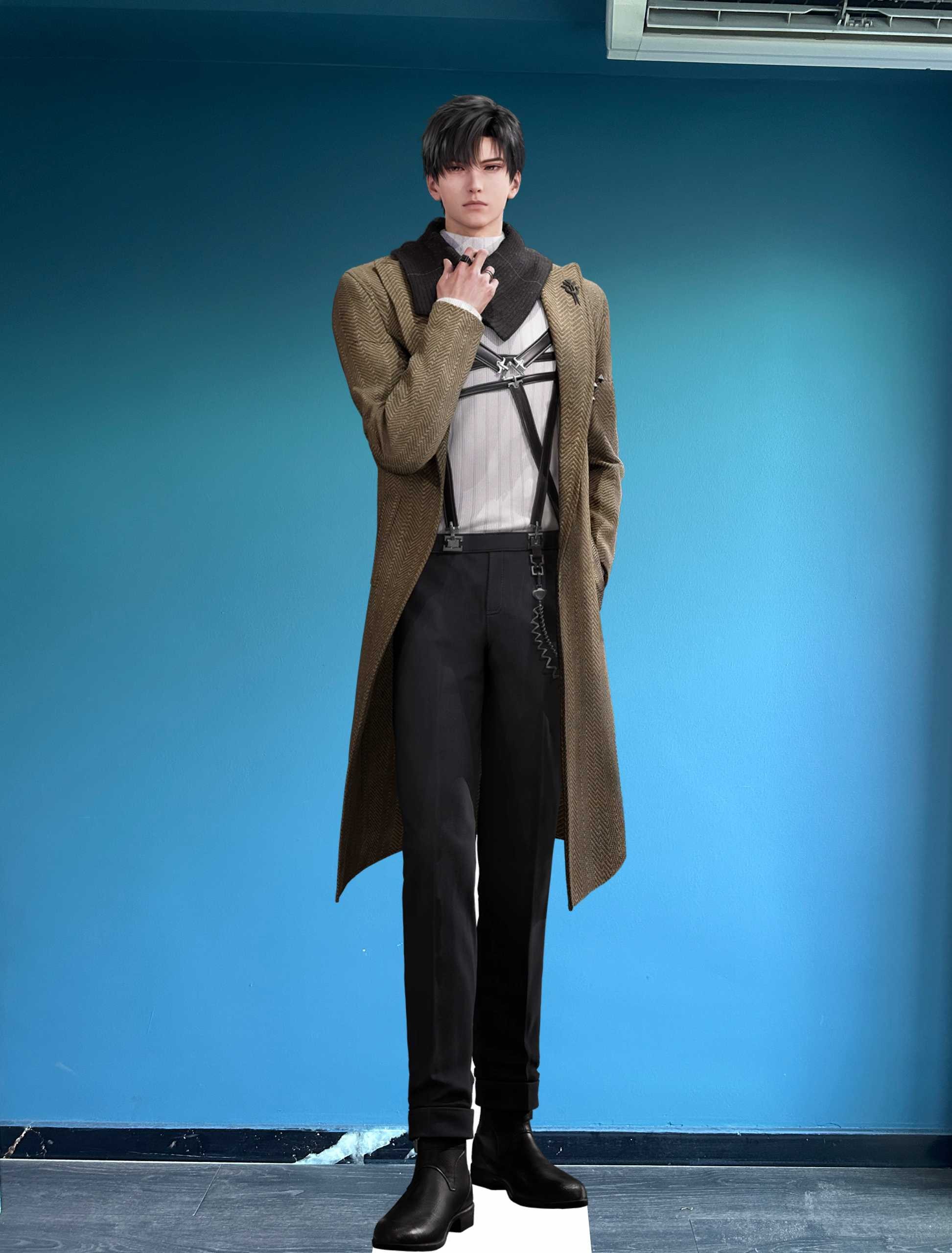 Zayne Cardboard Cutout Model Medic Of The Arctic Zayne Caracter Anime Figur Cutout Standee
