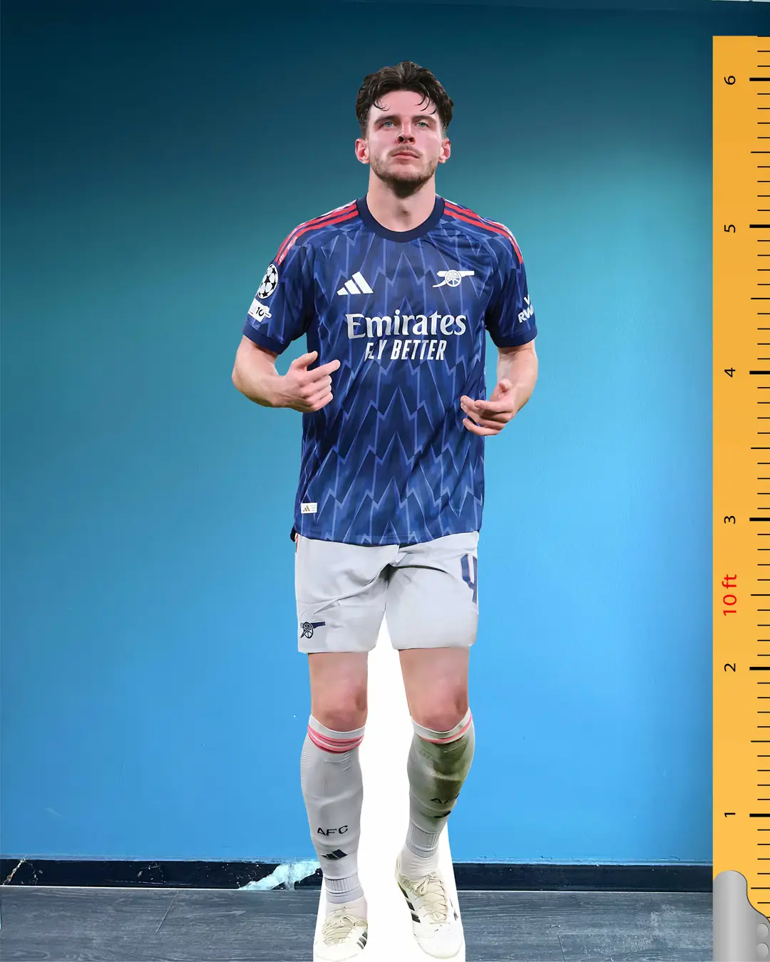 Declan Rice Life size Cardboard Cutout Model – Declan Number 4 Football ...
