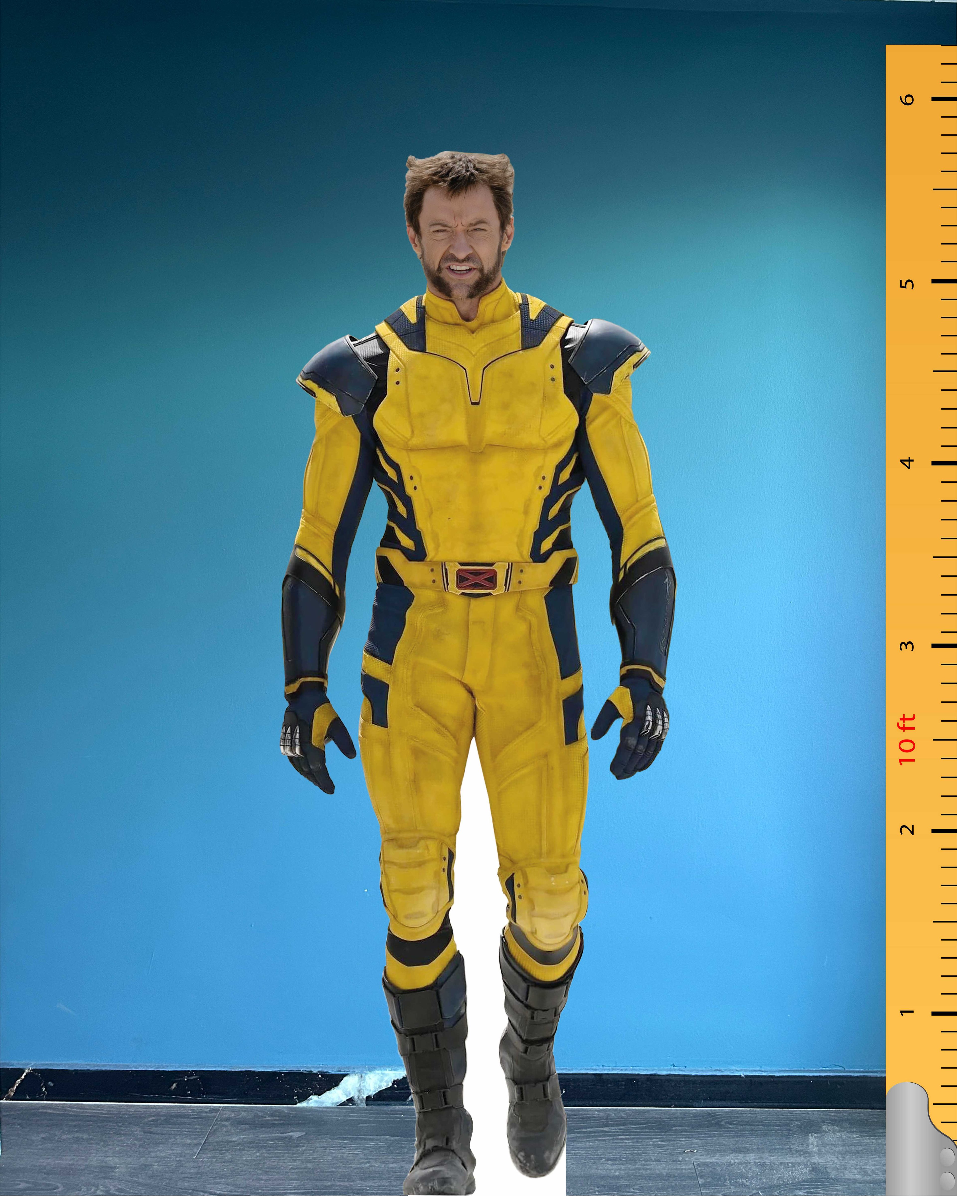 The Wolverine Cardboard Cutout Model Fictional Character Life Size Plastic Standee Model