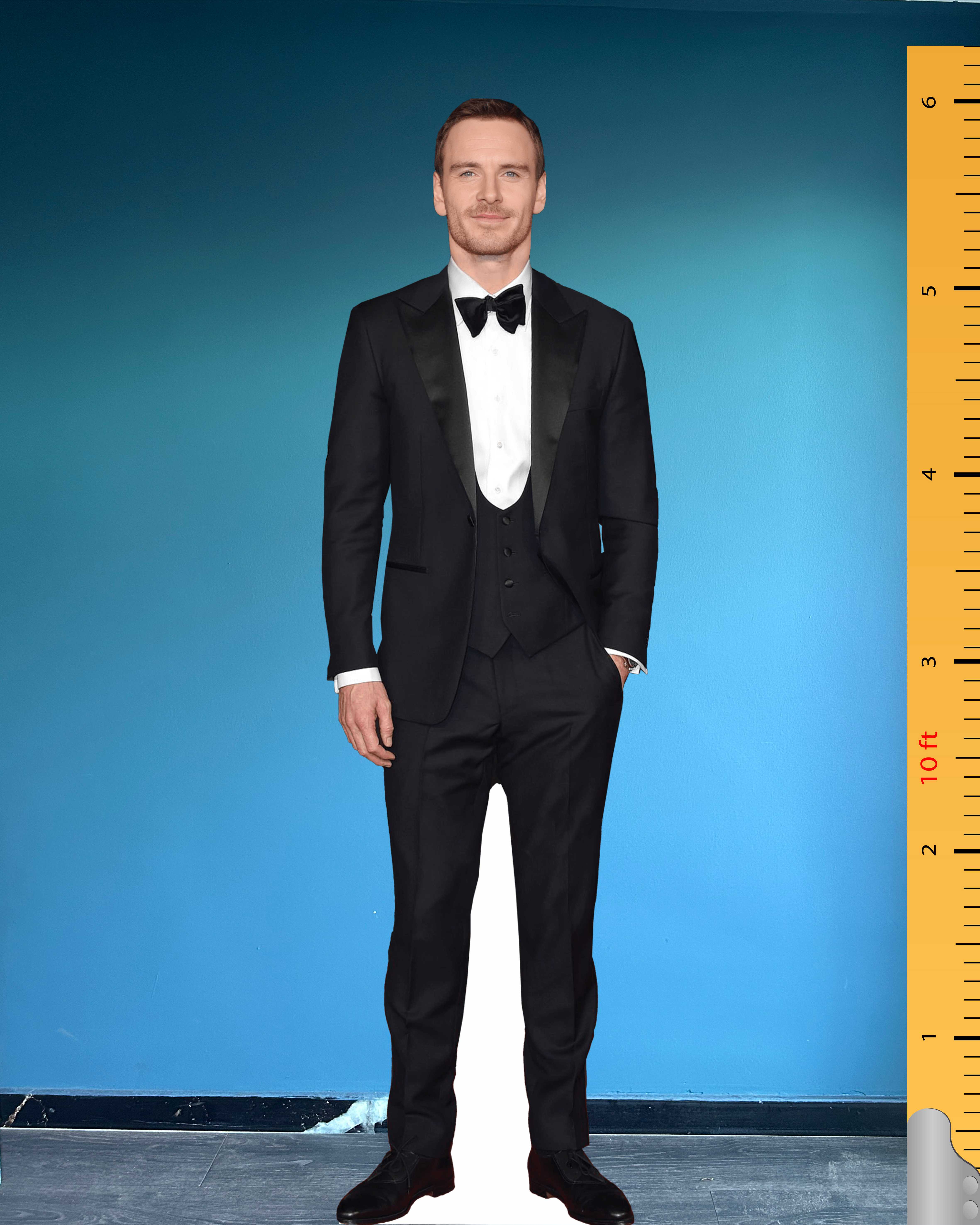Michael Fassbender Life Size Cardboard Cutout Model Standee Plastic Celebrity Cutouts