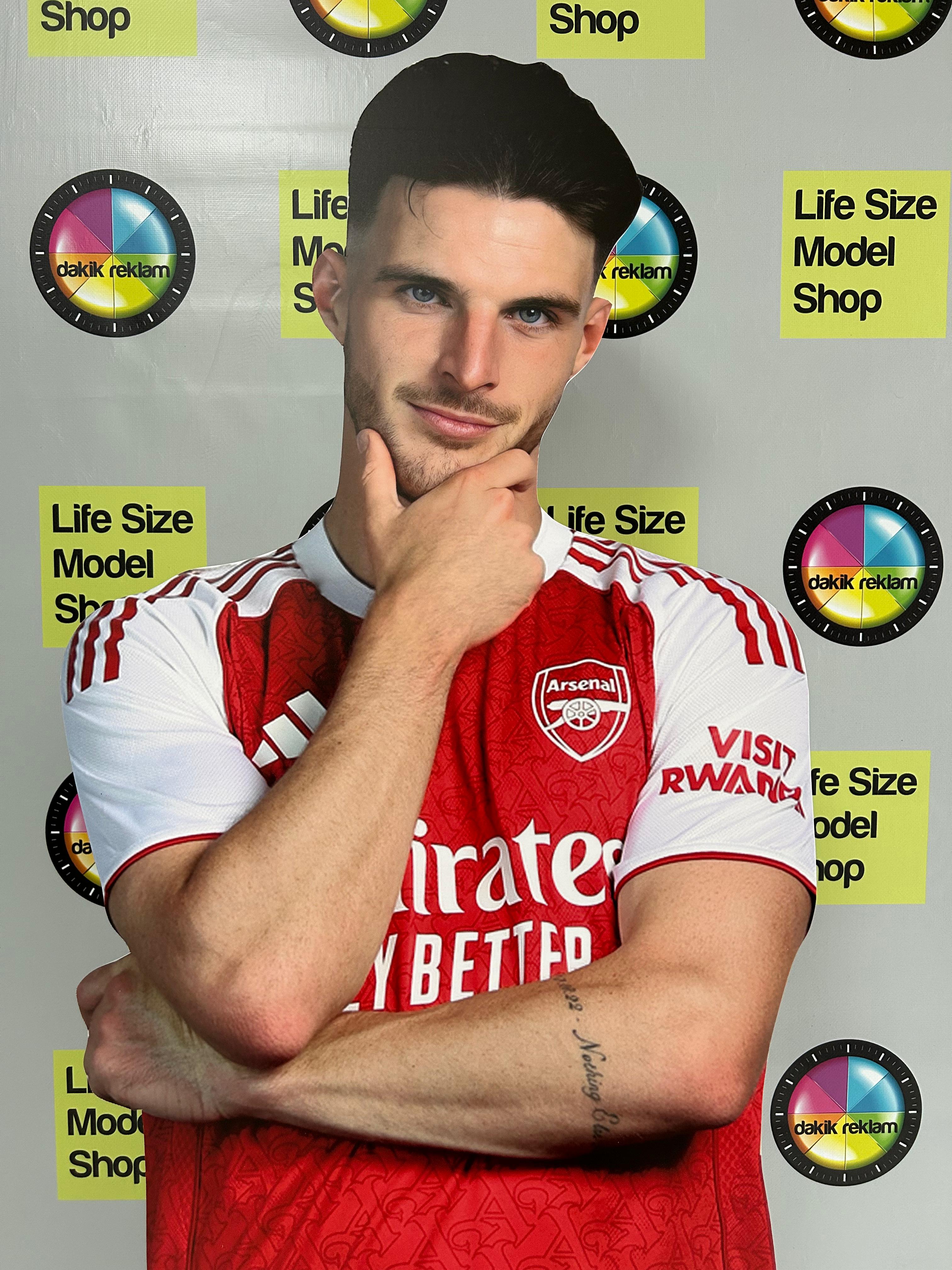 Declan Rice Arsenal Gerçek Boy Maket – 41 Numara Orta Saha Maestrosu ...