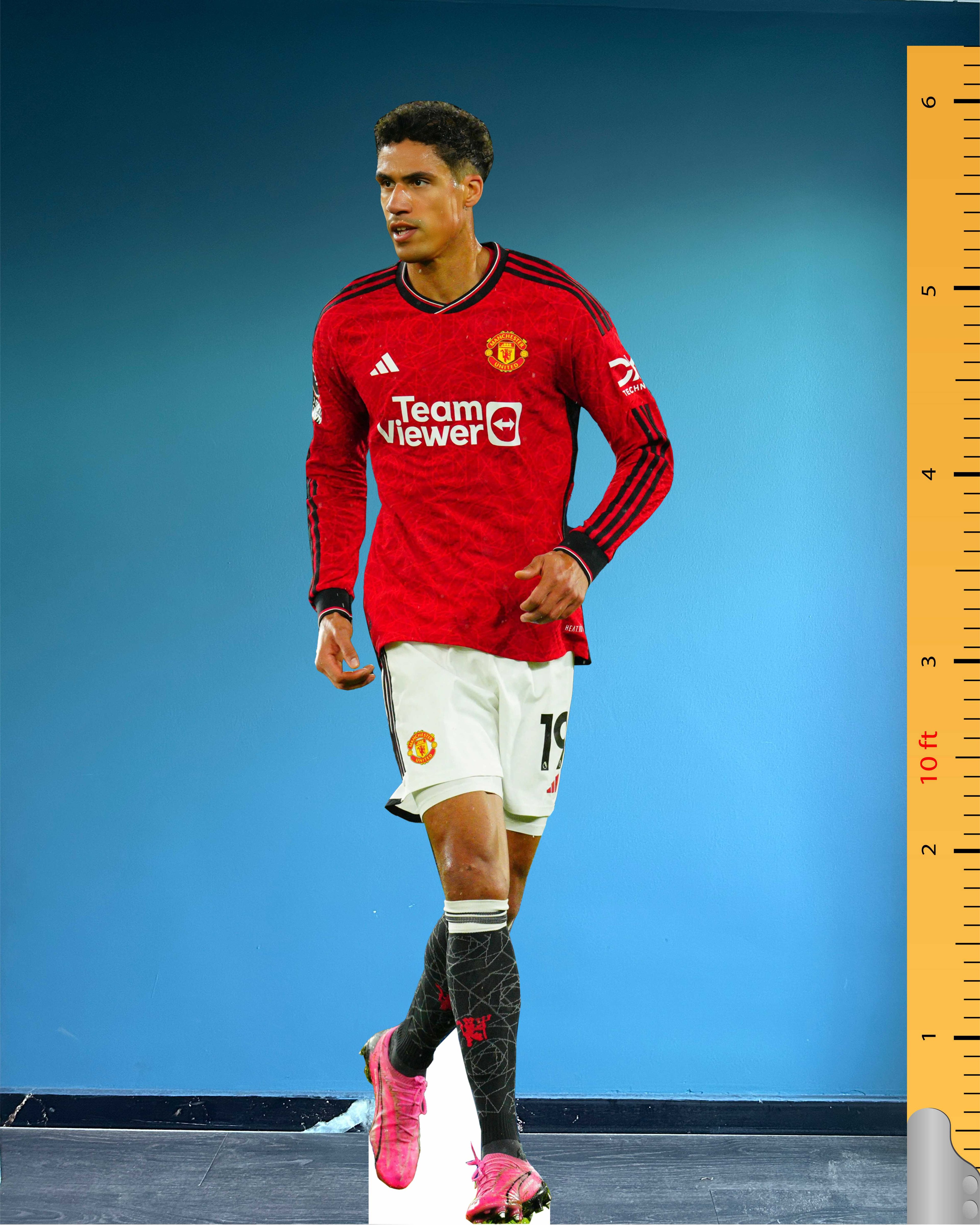 Raphaël Varane Cardboard Cutout Model Plastic Standee Manchester United FC