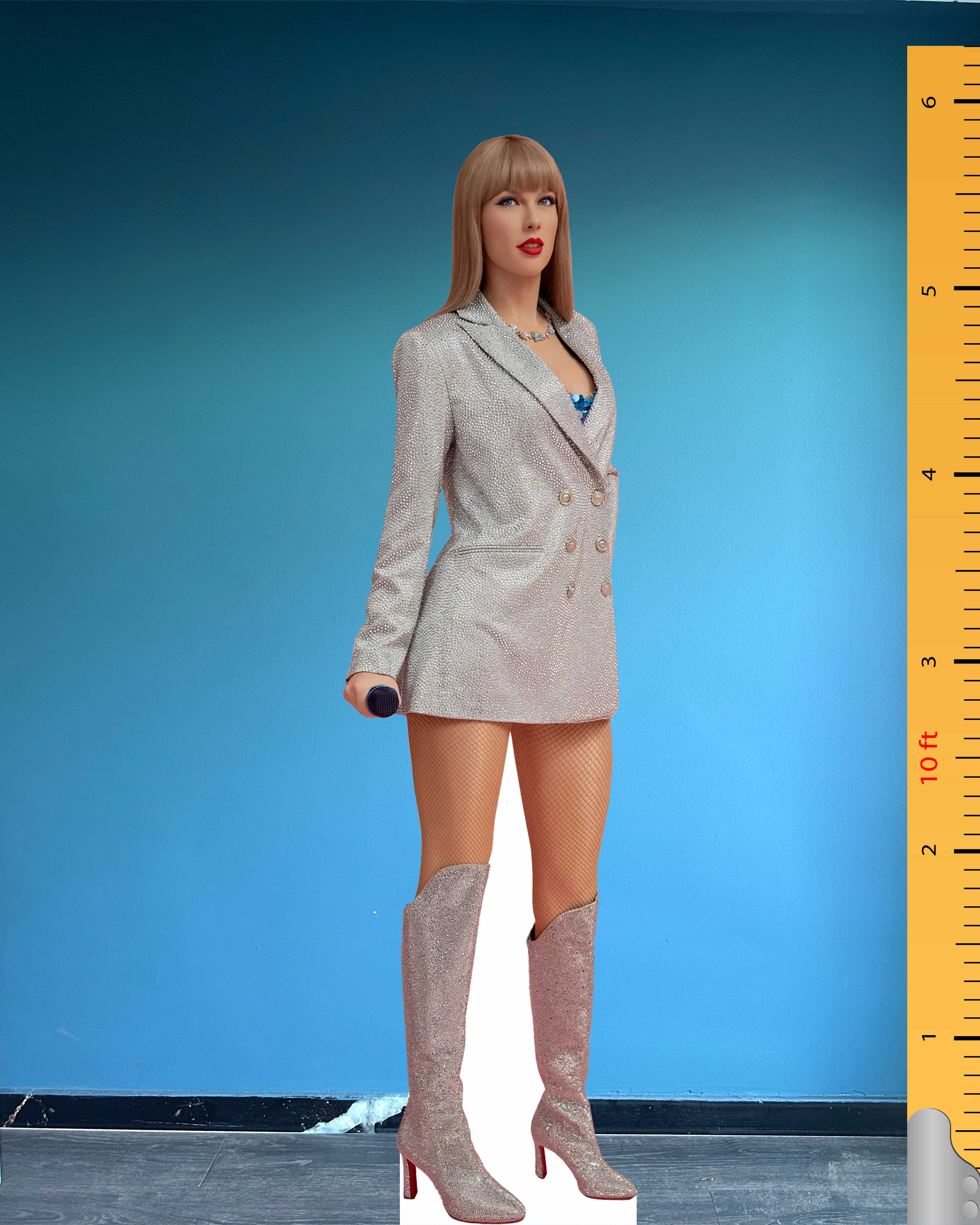 Taylor Swift Life Size Cardboard Cutout Model Standee Plastic Wax Figure Madame Tussauds Berlin