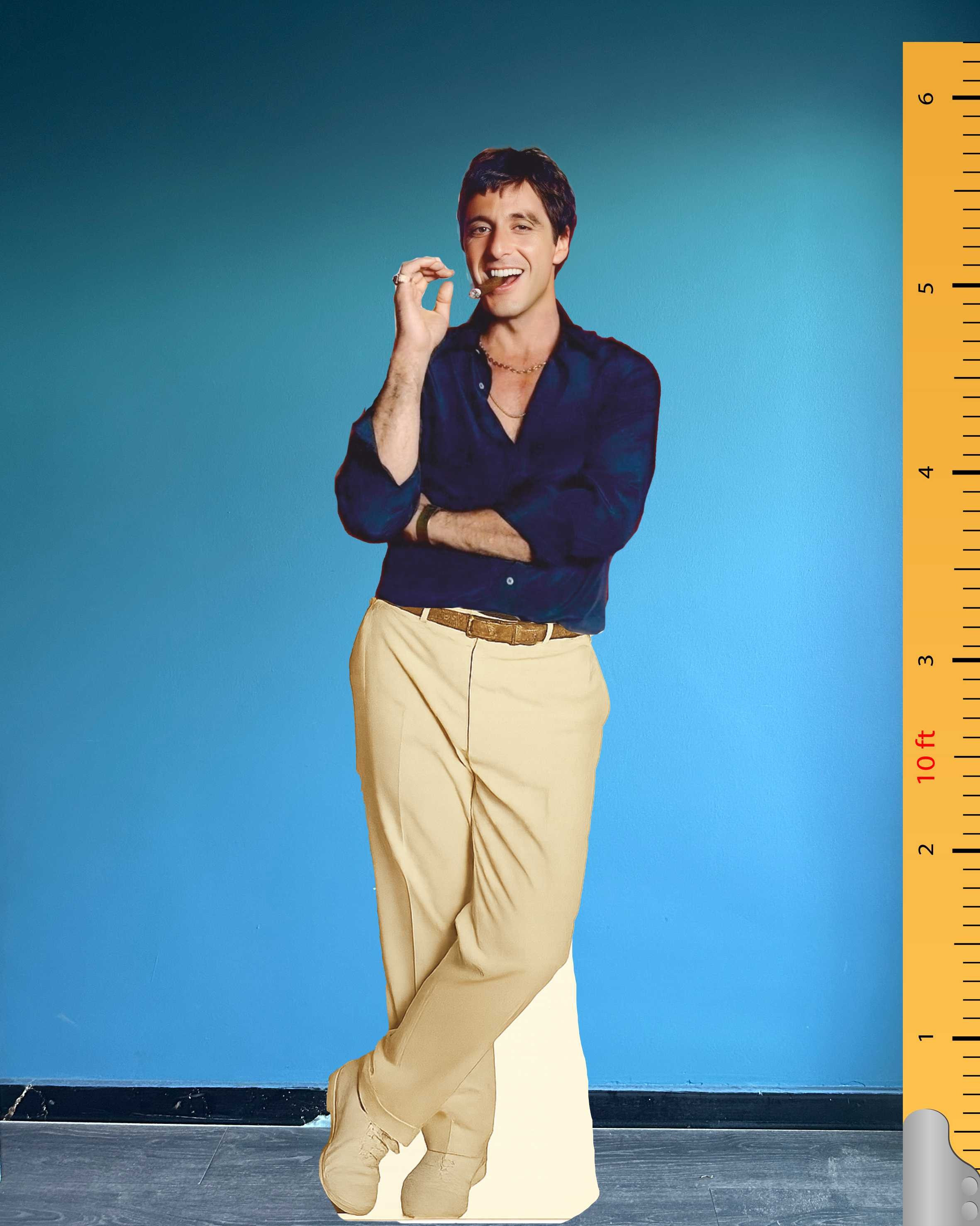 Malachi Barton Tekturowy model wycinany naturalnej wielkości plastikowa figurka standee