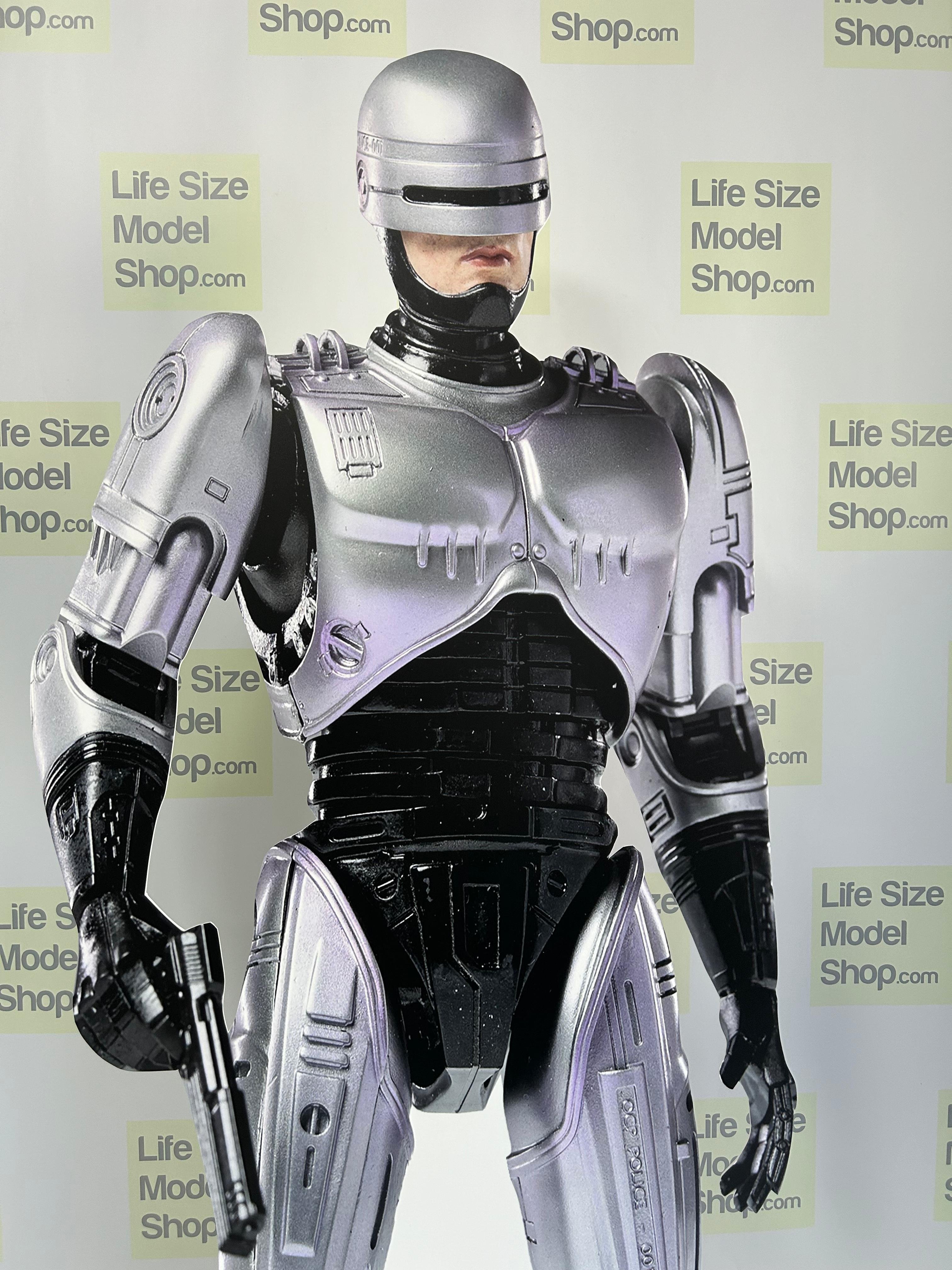 RoboCop - Modèle en carton découpé - Maquette de figurine RoboCop grandeur nature