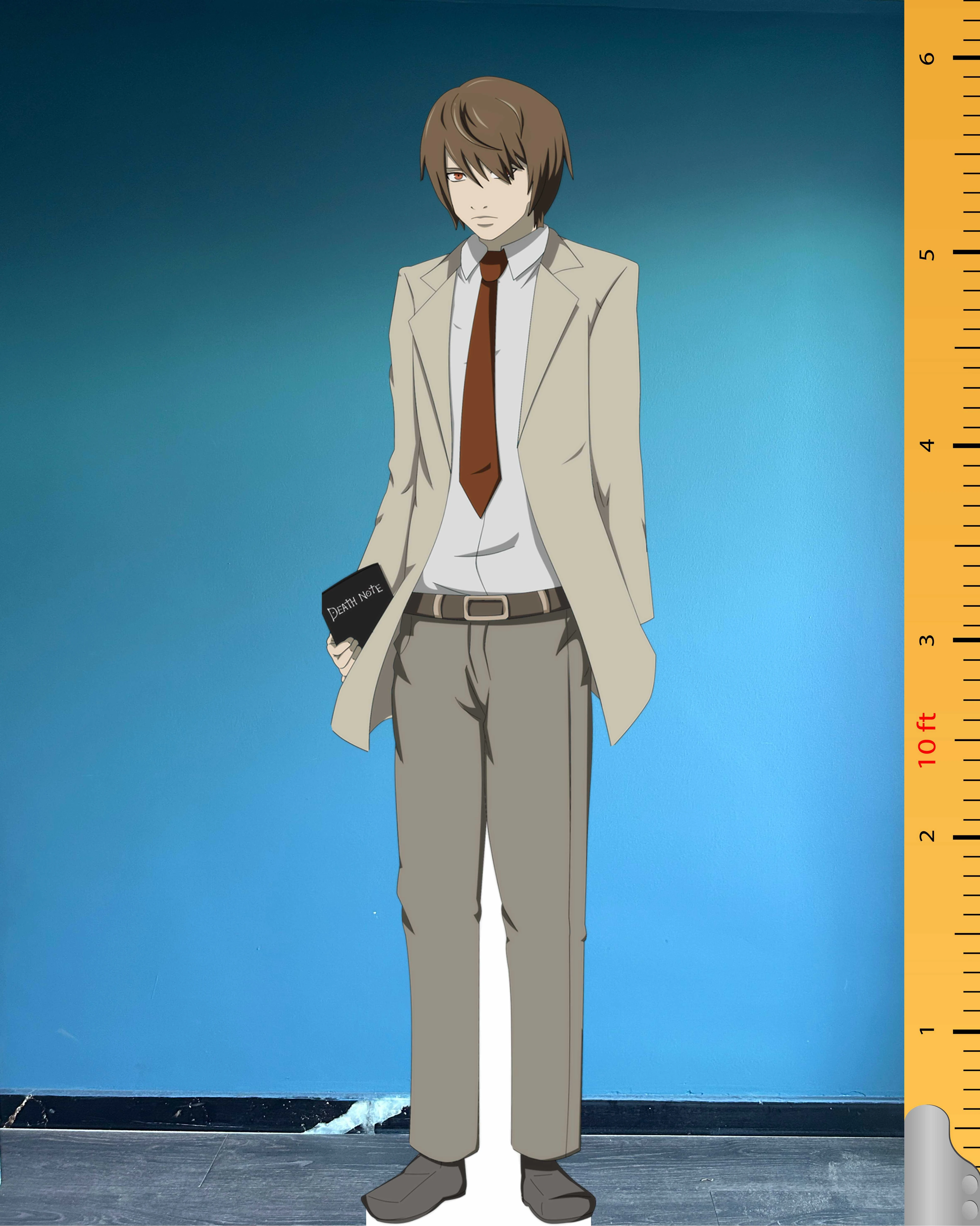 🕯️ Yagami Light Full-Size Cardboard Model – Meet the Intelligence and Darkness of Death Note!