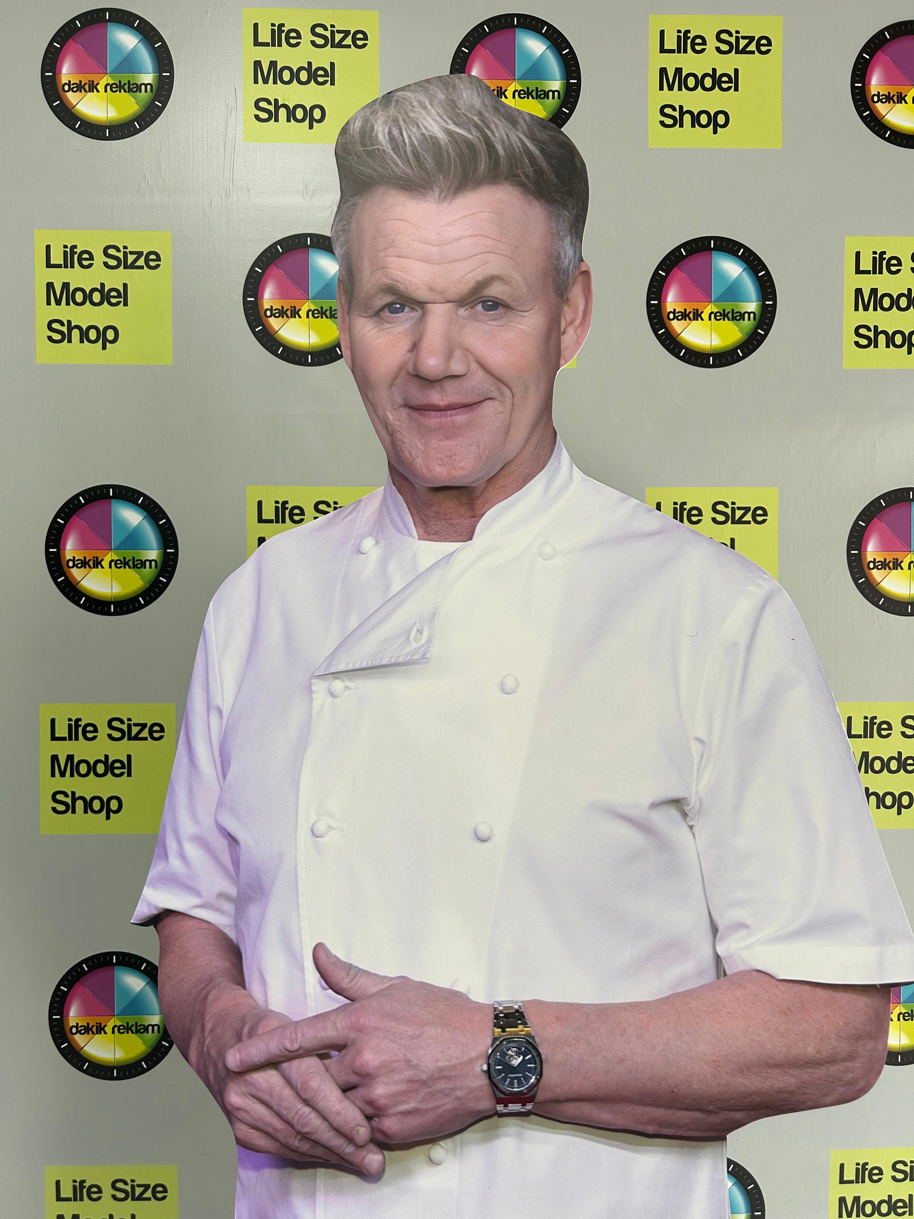 Gordon Ramsay Life size Cardboard Cutout Model – Chef Edition Celebrity ...