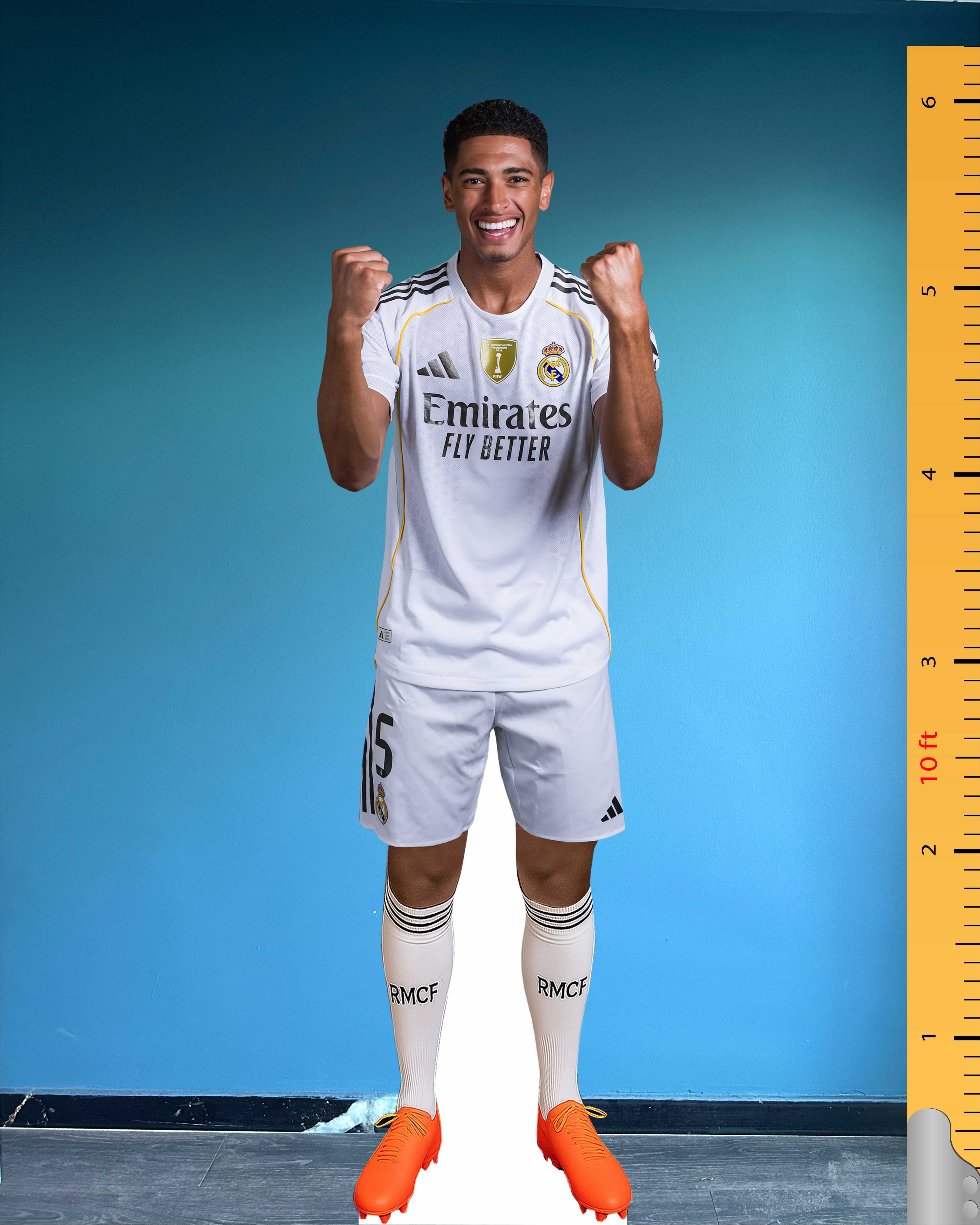 Jude Bellingham Cardboard Cutout Model Life Size Cutout Plastic Standee Real Madrid