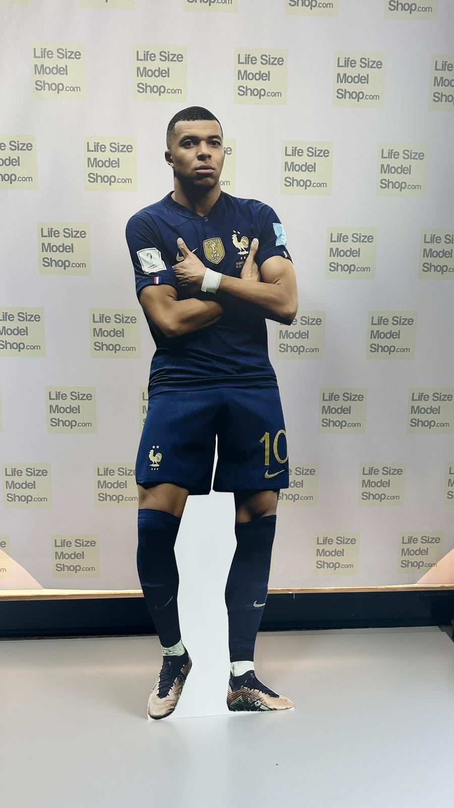 Kylian Mbappe Cardboard Cutout Model FIFA World Cup Life Size Plastic Standee Model