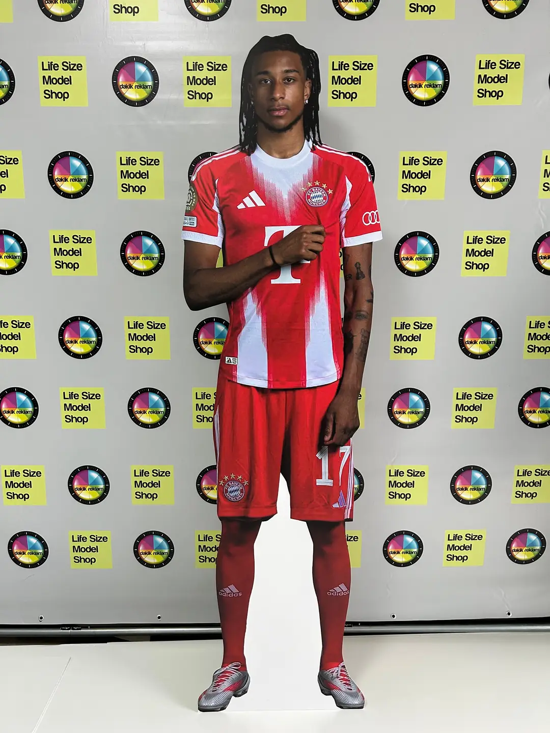 Michael Olise Life Size Cardboard Cutout Model | FC Bayern Munich