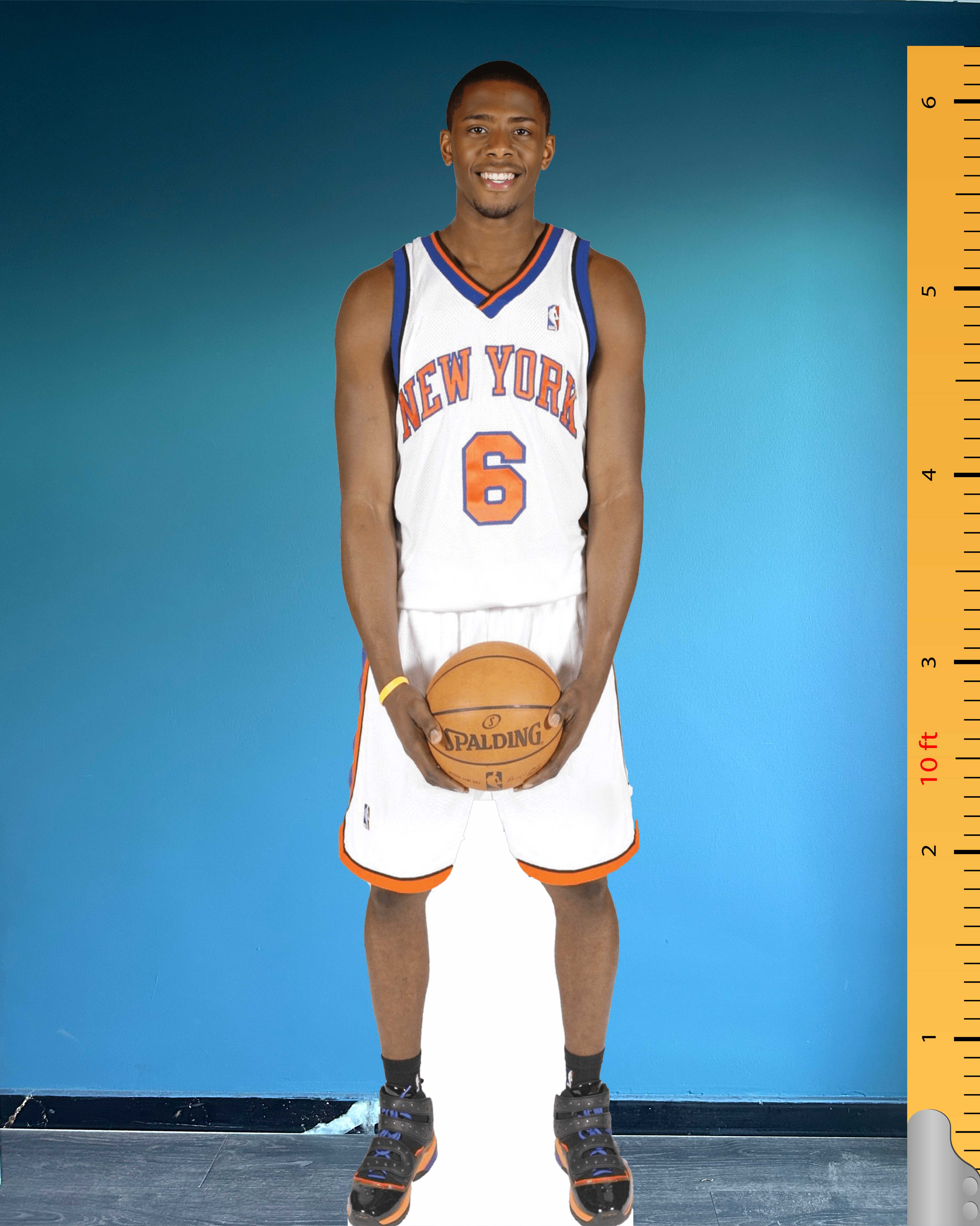 Patrick Ewing Jr. Cardboard Cutout Model Plastic Standee NY Basketball Team Number 6