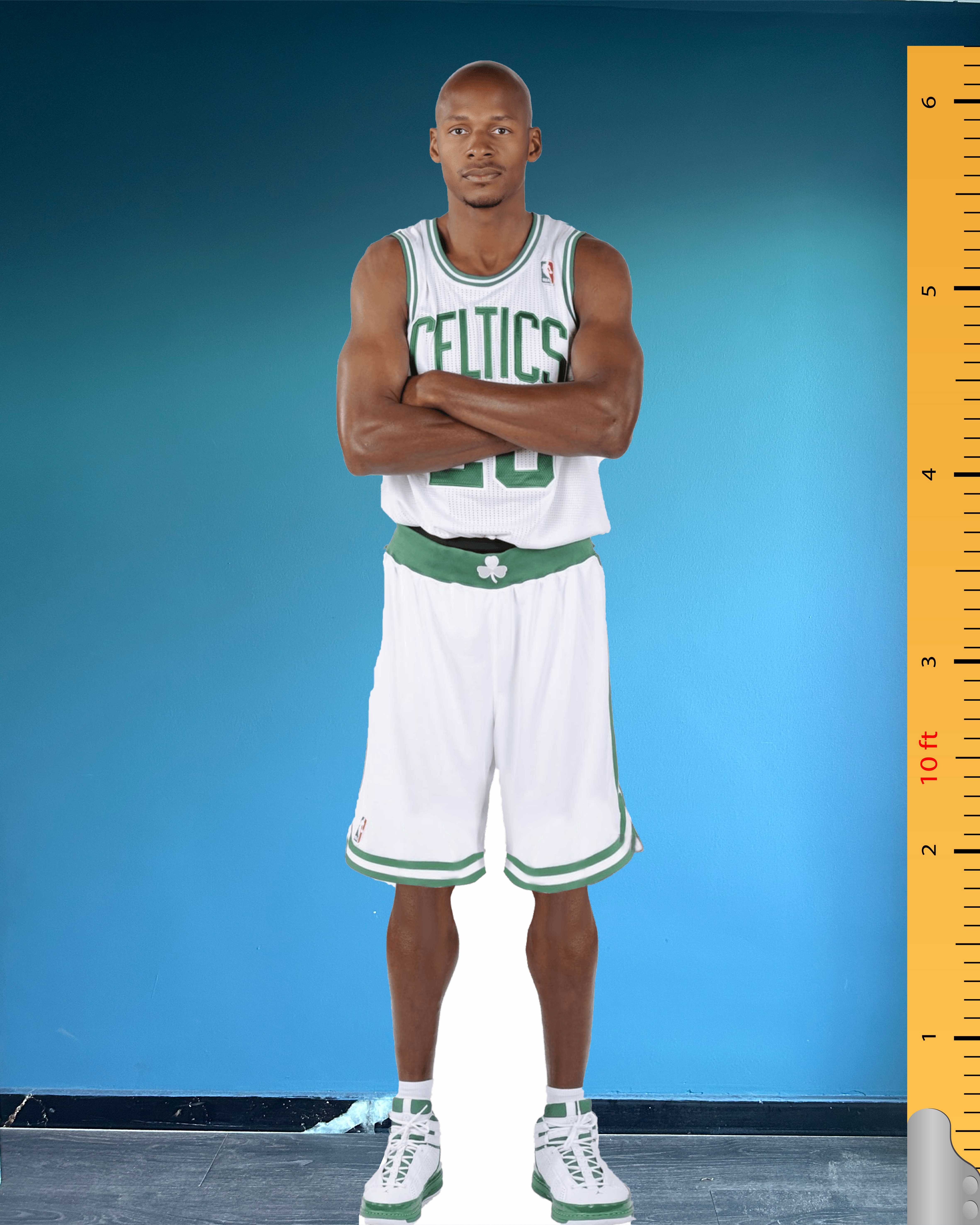 Ray Allen Cardboard Cutout Model Plastic Standee Boston Celtics Walter Ray Allen