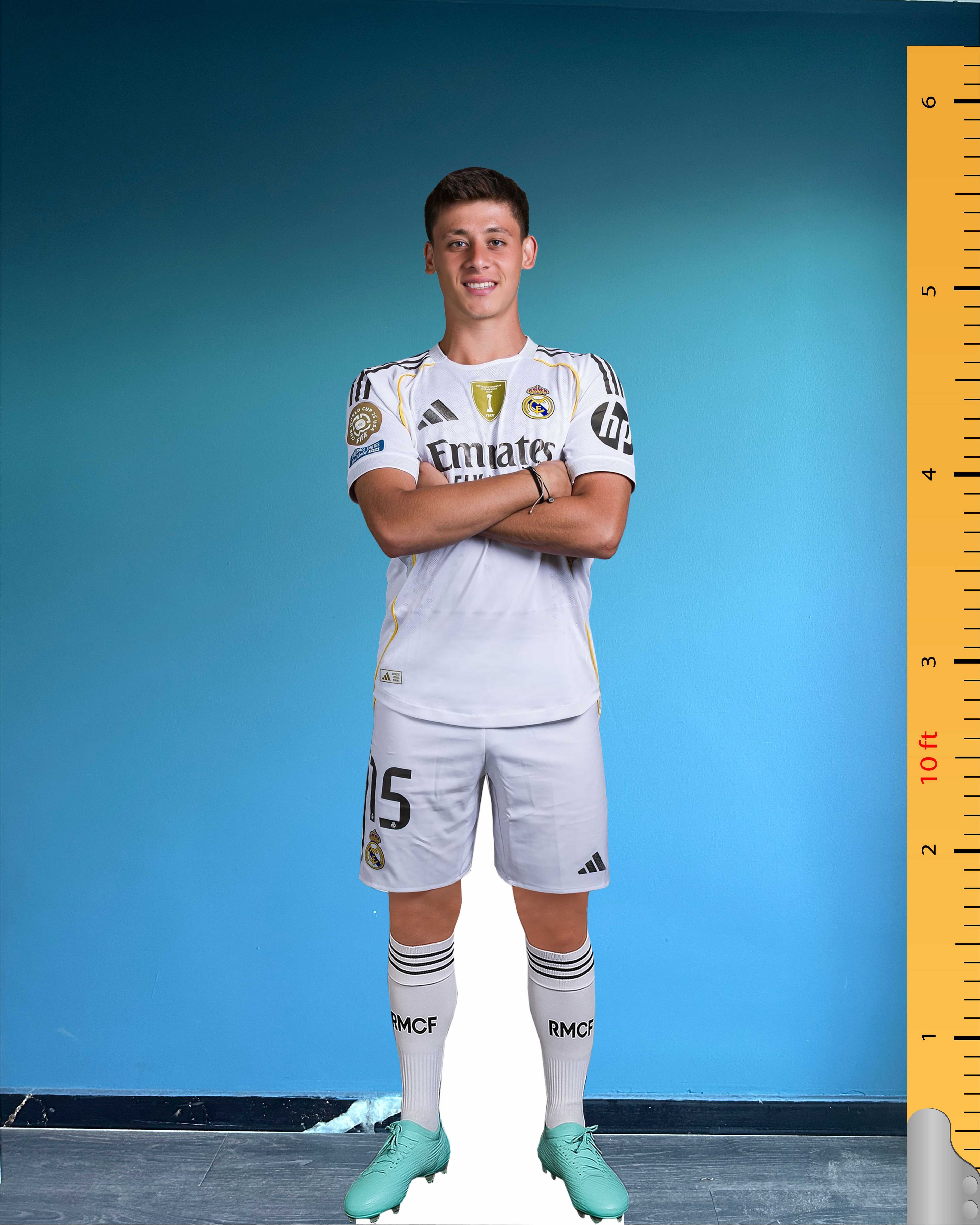 Arda Guler Cardboard Cutout Model Life Size Cutout Plastic Standee Real Madrid