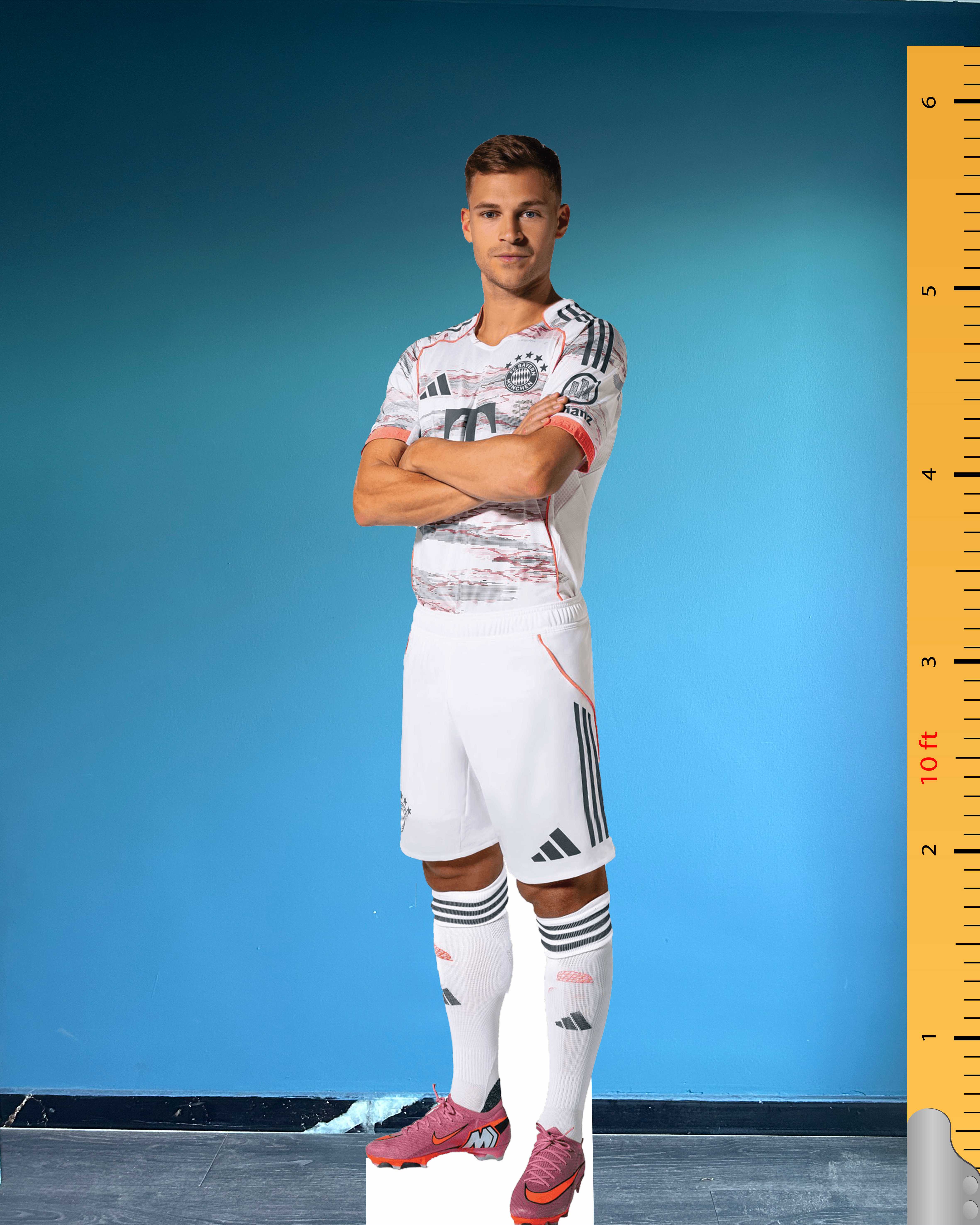Joshua Kimmich Life Size Cardboard Cutout Model Standee Plastic FC Bayern München Number 6 Celebrity Cutouts