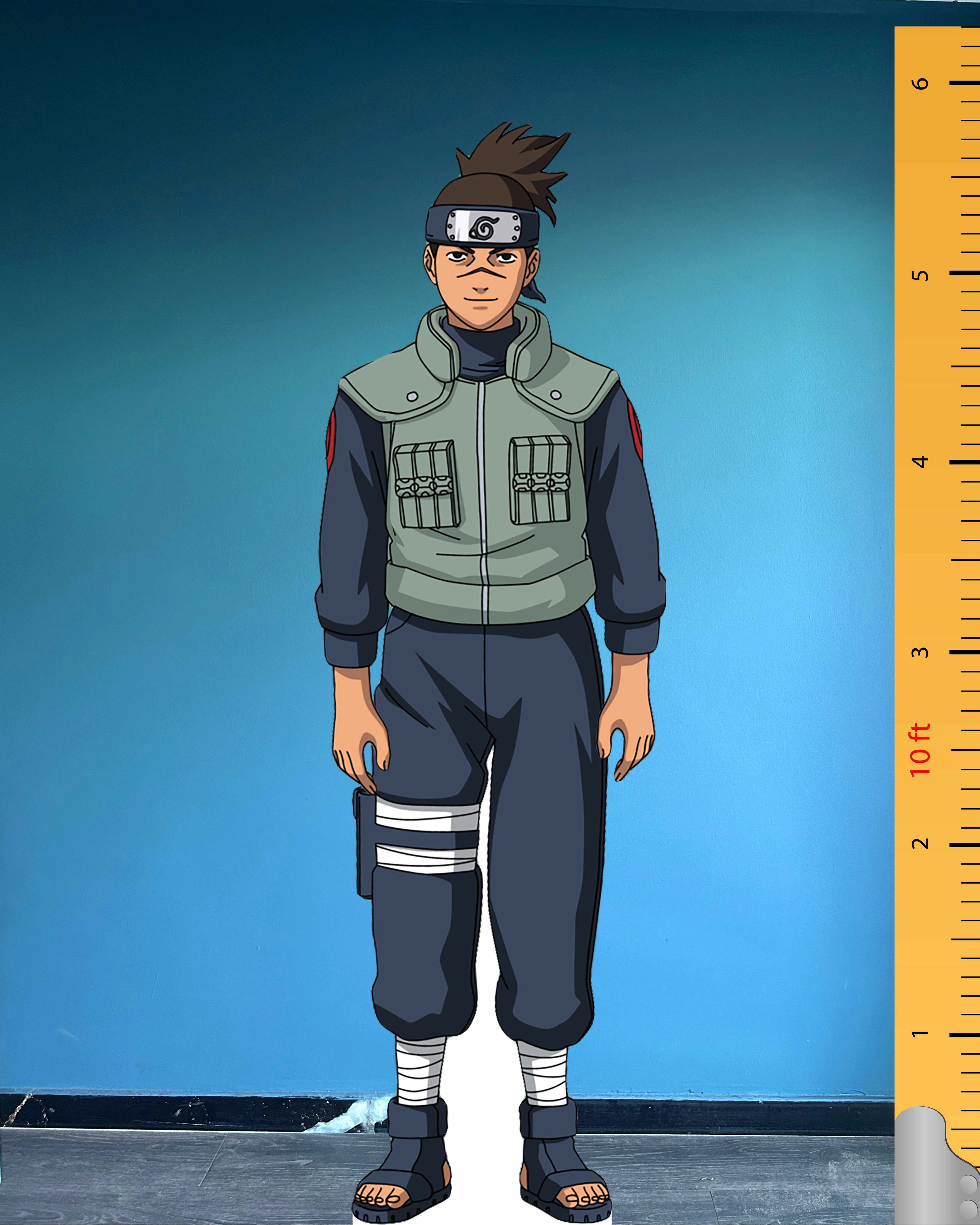 🍃 Iruka Umino Life Size Cardboard Cutout – Naruto Anime Manga Character Standee