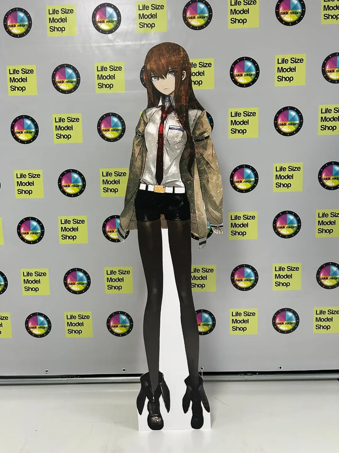 Kurisu Makise (Steins;Gate) Maketi Gerçek Boy Standee – Efsanevi
