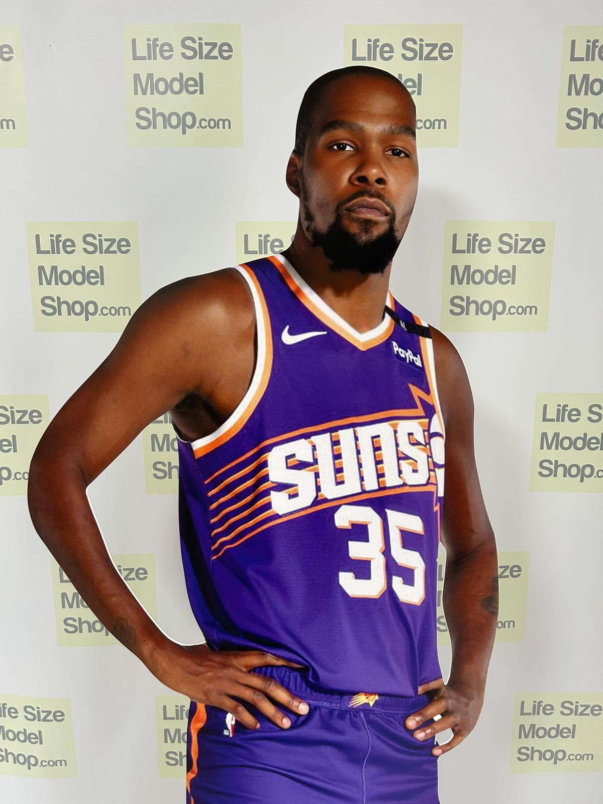 🟠 Kevin Durant Cardboard Cutout - Life-Size Standee – Phoenix Suns Edition