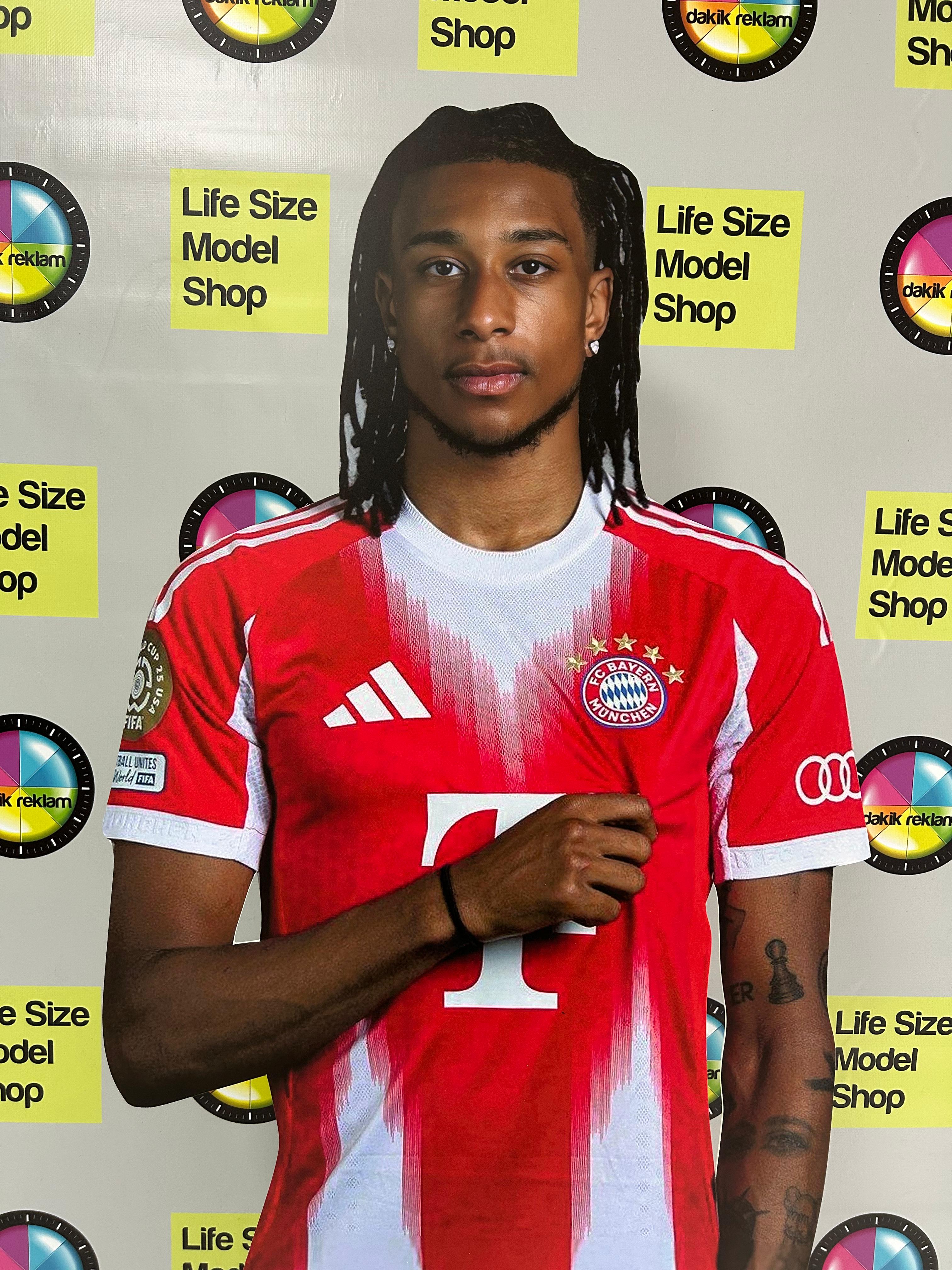 Michael Olise Life Size Cardboard Cutout Model | FC Bayern Munich