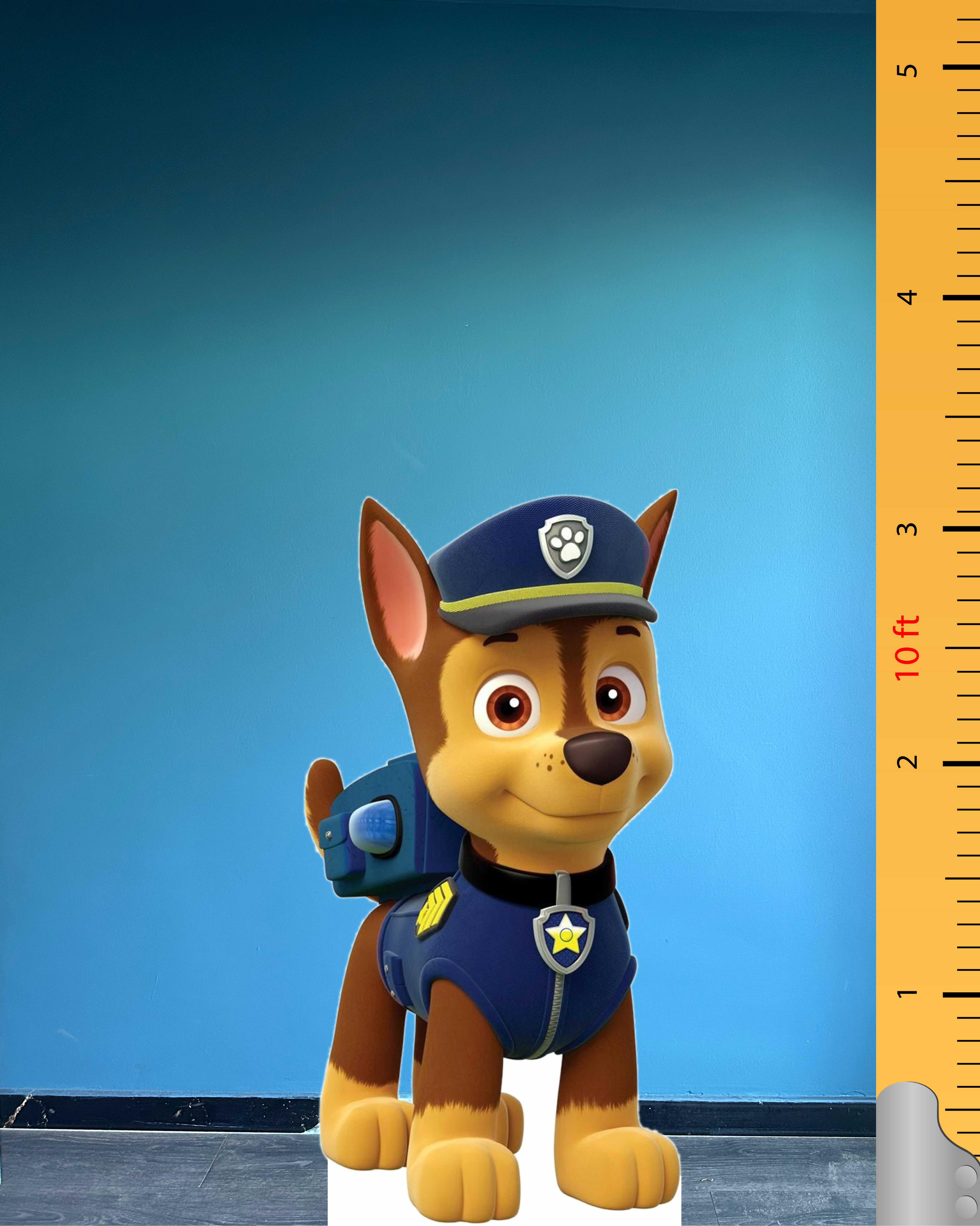 🐾 Kartonowa figura w naturalnej wielkości PAW Patrol Chase – Postać Owczarek Niemiecki Standee
